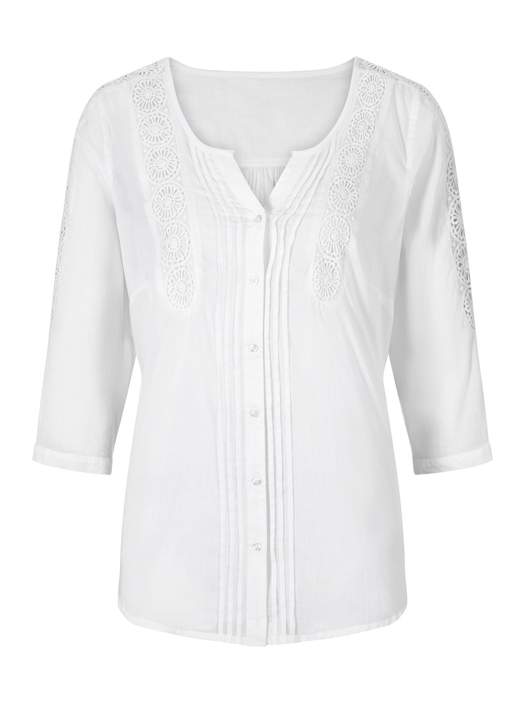 Klassische Bluse Baumwollbluse