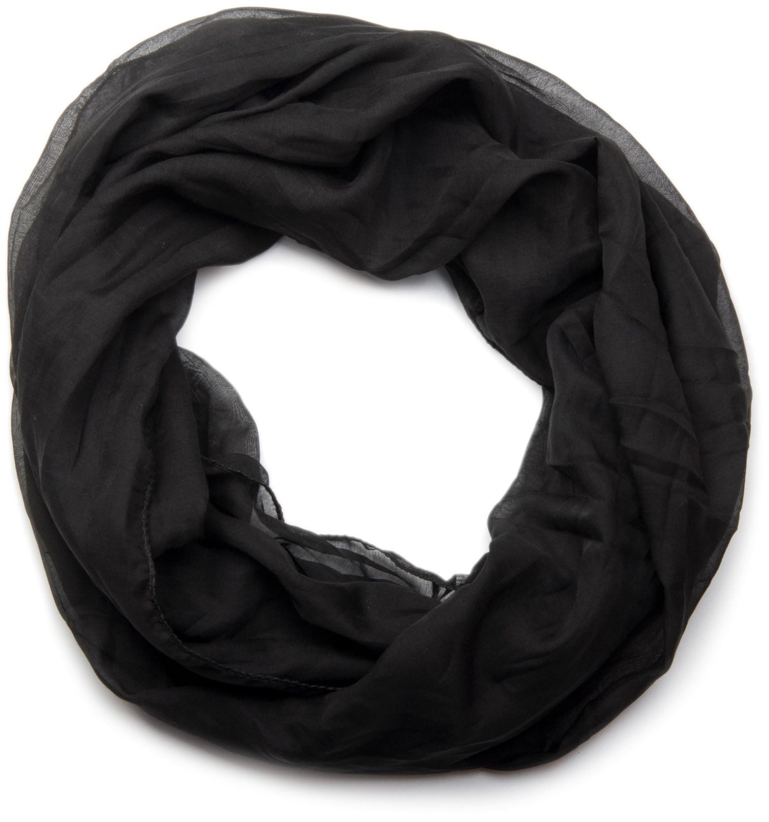 styleBREAKER Loop Seidiger unifarbener Loop, (1-St)