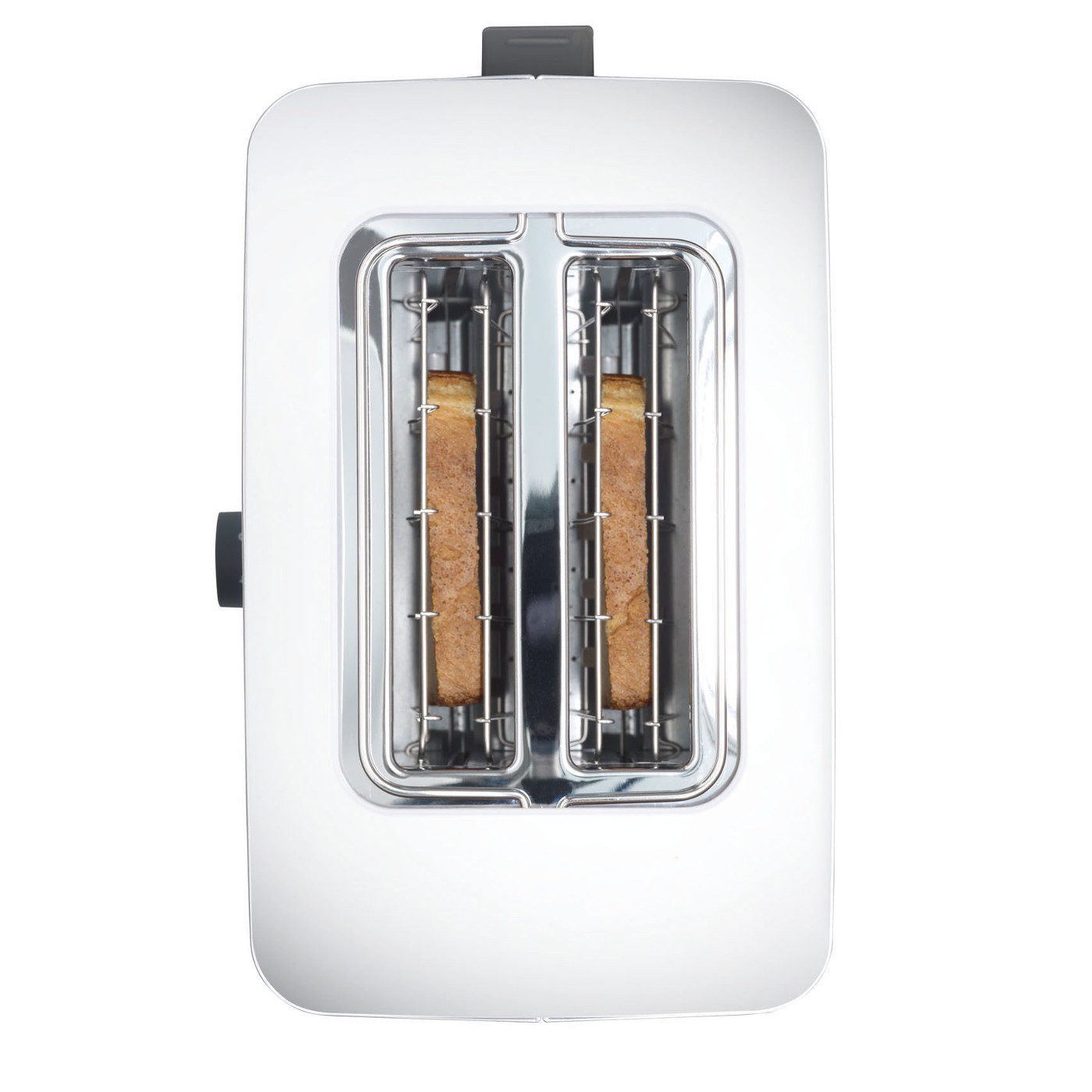 Graef Toaster Toaster TO61, 2 Schlitze, für 2 Scheiben, 888 W, integrierter Brötchenaufsatz, Auftaufunktion, Brotzentrierung, AutoOff