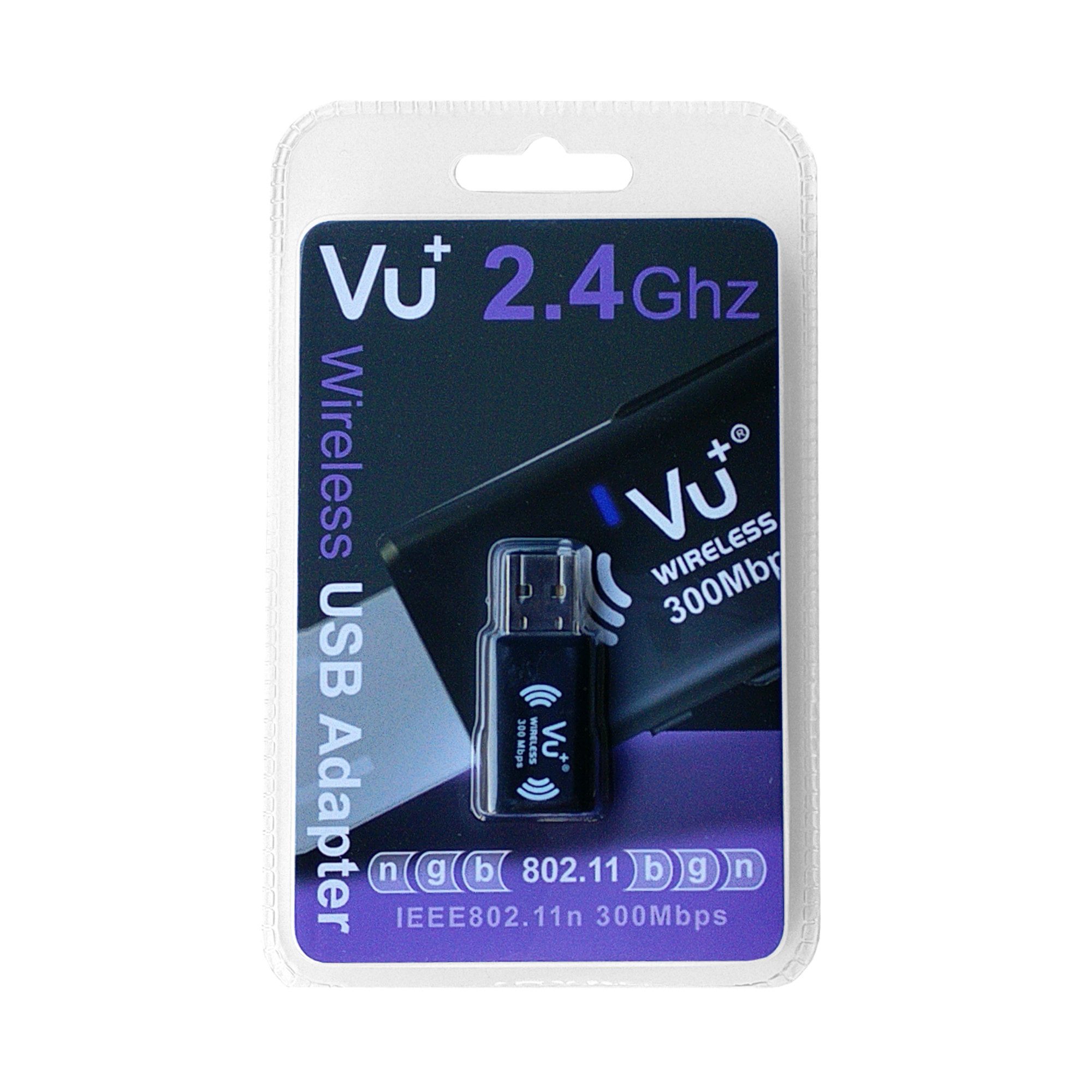 VU+ Wireless USB Adapter 300 Mbps incl. WPS Setup SAT-Receiver
