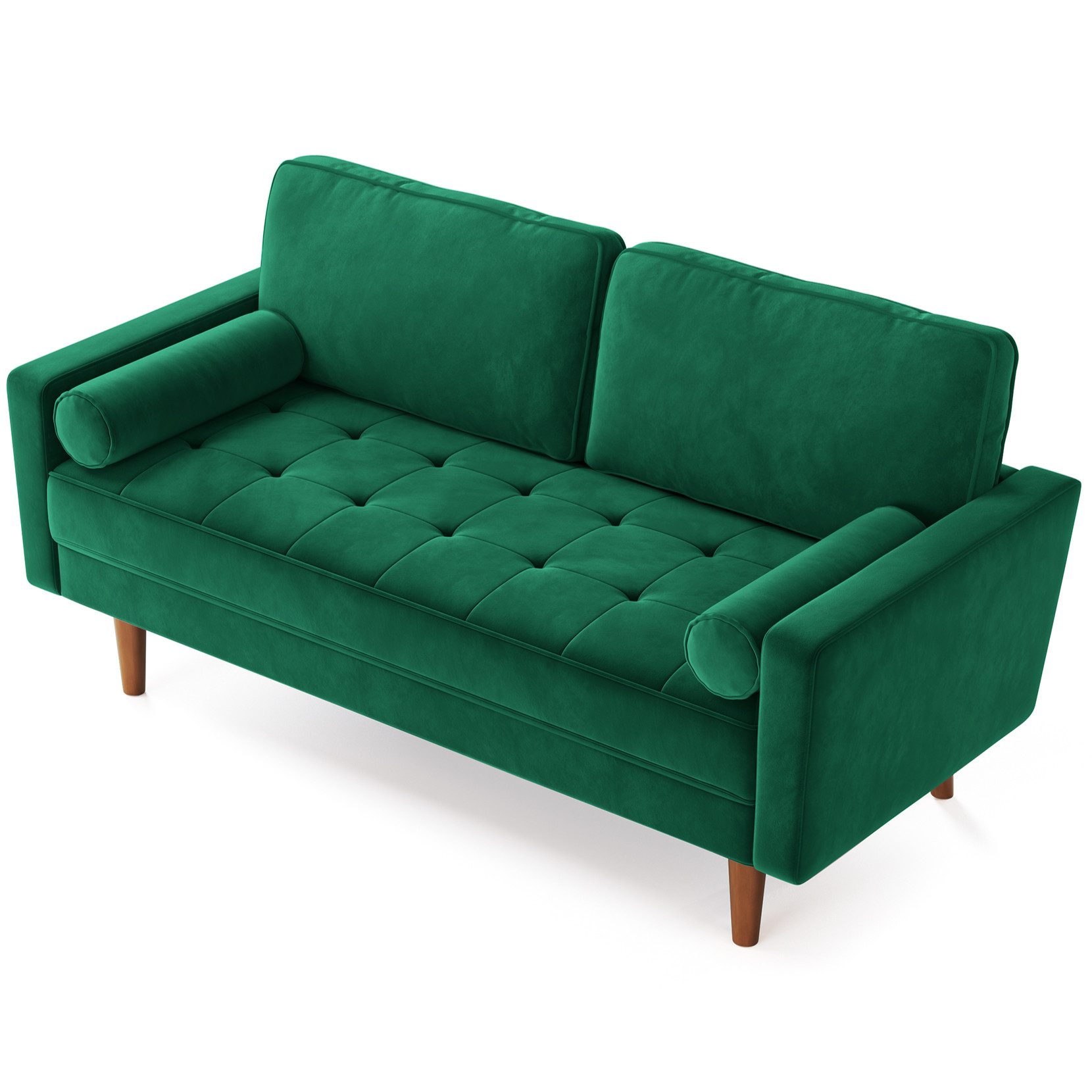 OUNUO Sofa 121cm Kleines Loveseat Sofa, günstig online kaufen