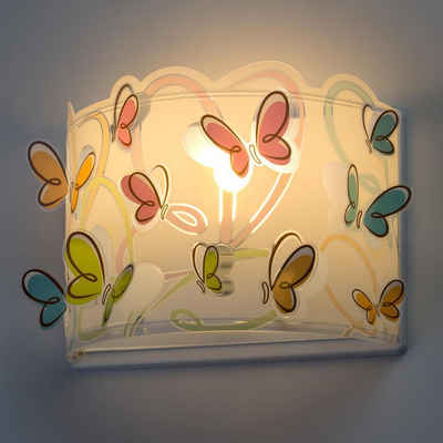 Dalber Wandleuchte Kinderzimmer Wandleuchte Butterfly E27, keine Angabe, Leuchtmittel enthalten: Nein, warmweiss, Kinderzimmerlampe, Kinderleuchte