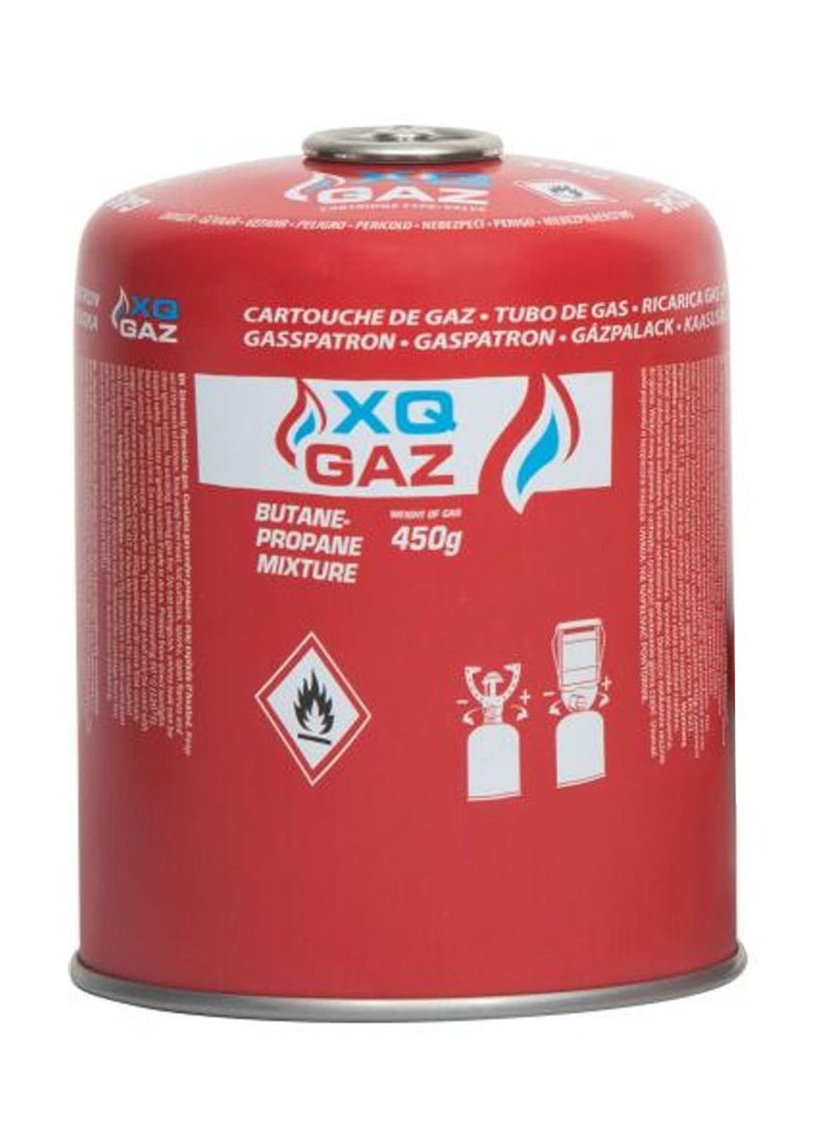 BURI Gaskartusche Gaskartusche Campinggas Ventilkartusche Campingkochergas 762ml 450g, 1 St.