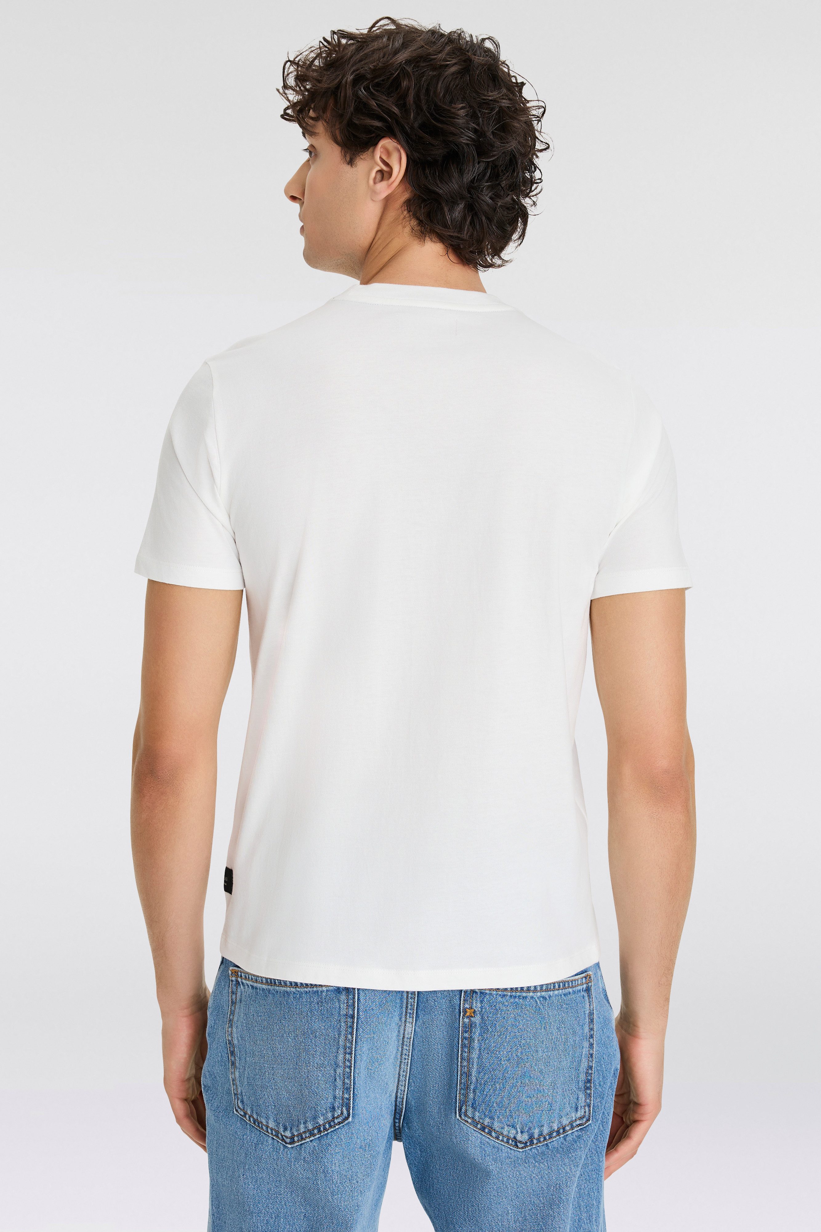 Replay Herren Rundhals T-Shirt BASIC JERSEY 30/1 Regular Fit günstig online kaufen