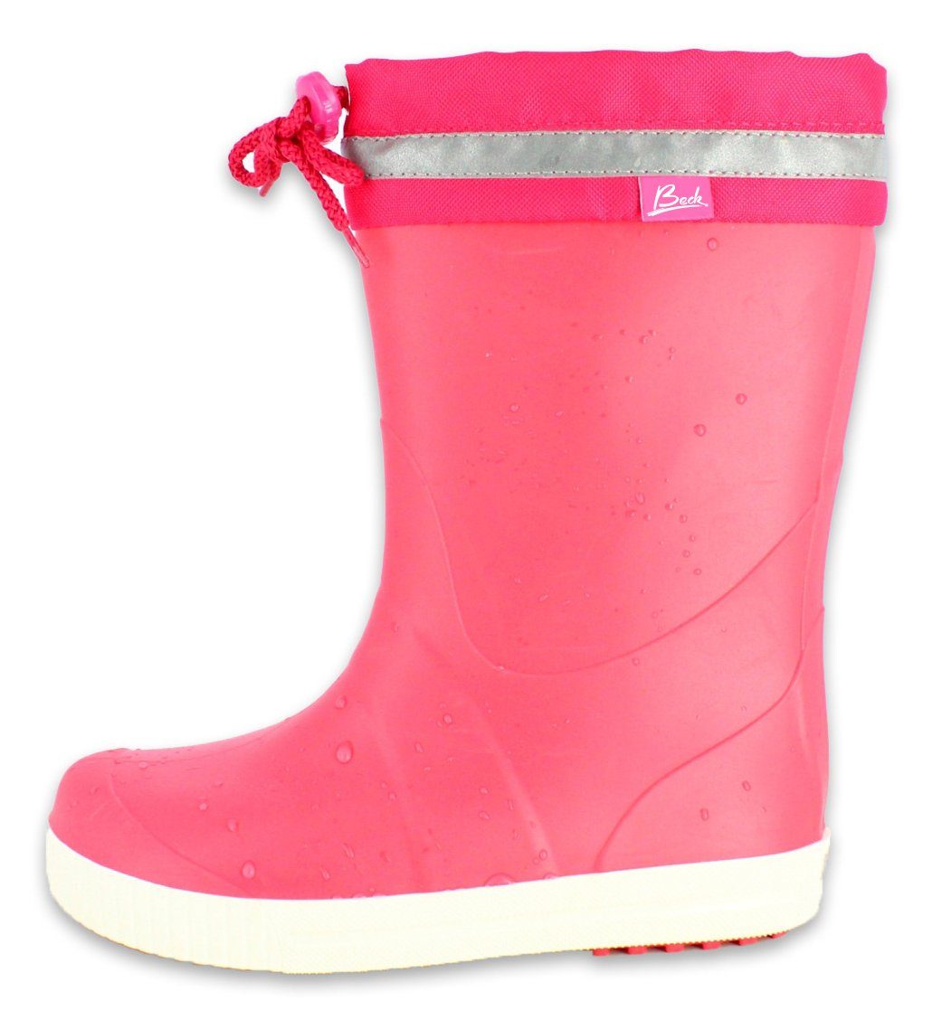 Gummistiefel Größen Jungs, und Regenstiefel (für Einlegesohle Material, erhältlich) und Beck Wellies Mädchen Farben wasserdicht, geformte robustes vielen in pink