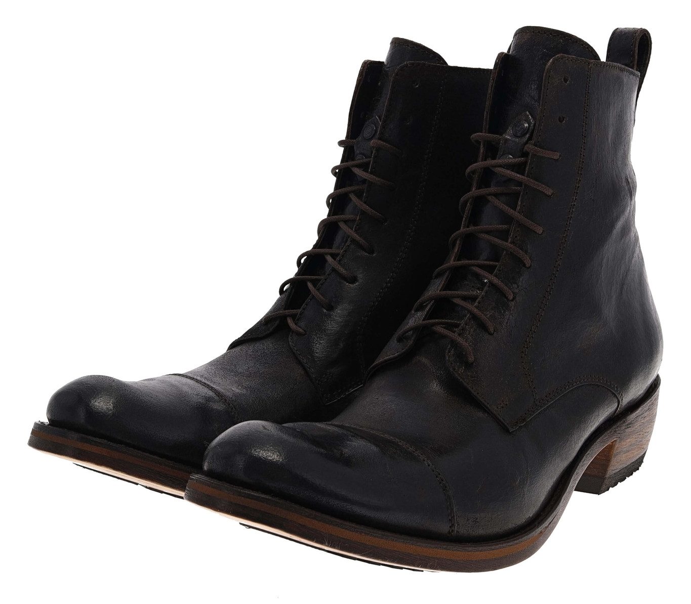 7472 WIDE Braun Westernstiefelette