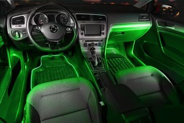 WALSER Auto-Fußmatte Walser Universal Fußmatten Glow mit Fernbedienung