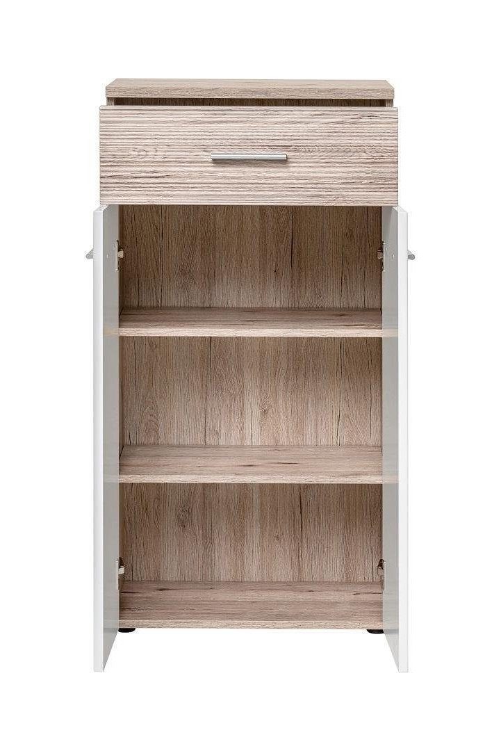 Xlmoebel Schuhschrank Eleganter Schuhschrank aus Holz in Grau mit luxuriösem Design (1-St., Schuhschrank) Hergestellt in Europa