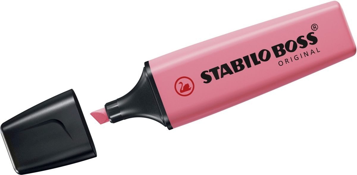 STABILO Marker Textmarker Boss Original Pastel Kischblütenrosa