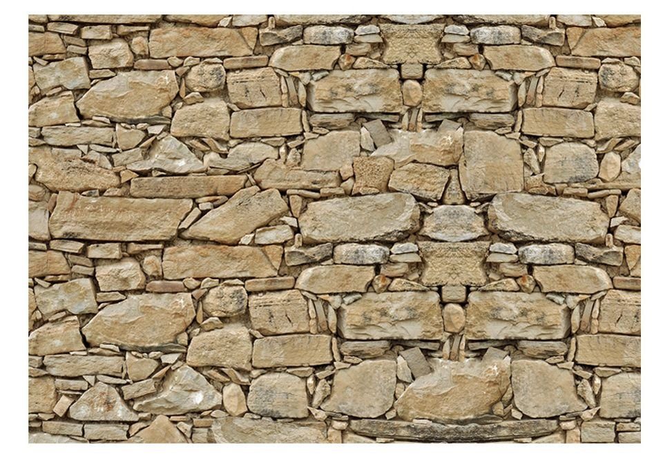 natur wall Vliestapete lichtbeständige KUNSTLOFT halb-matt, Design m, Tapete Stone 2.5x1.75