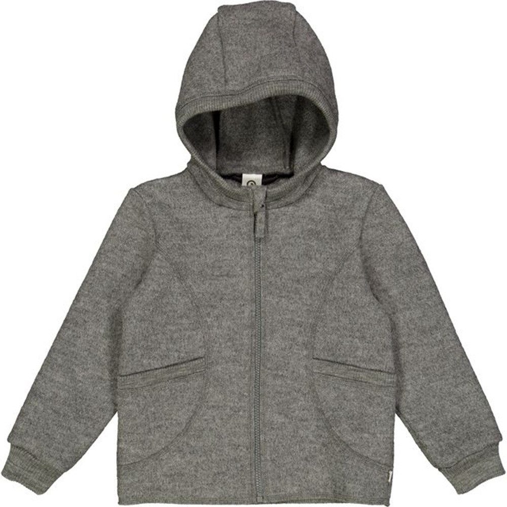 Fred's World by GREEN COTTON Wolljacke Wolljacke mit Kapuze mit Kapuze