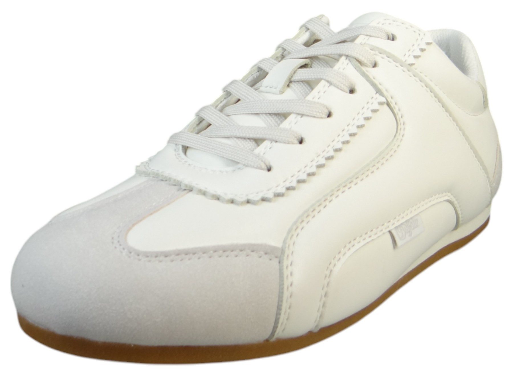 1636445 Varsity Low Top White Cream Sneaker