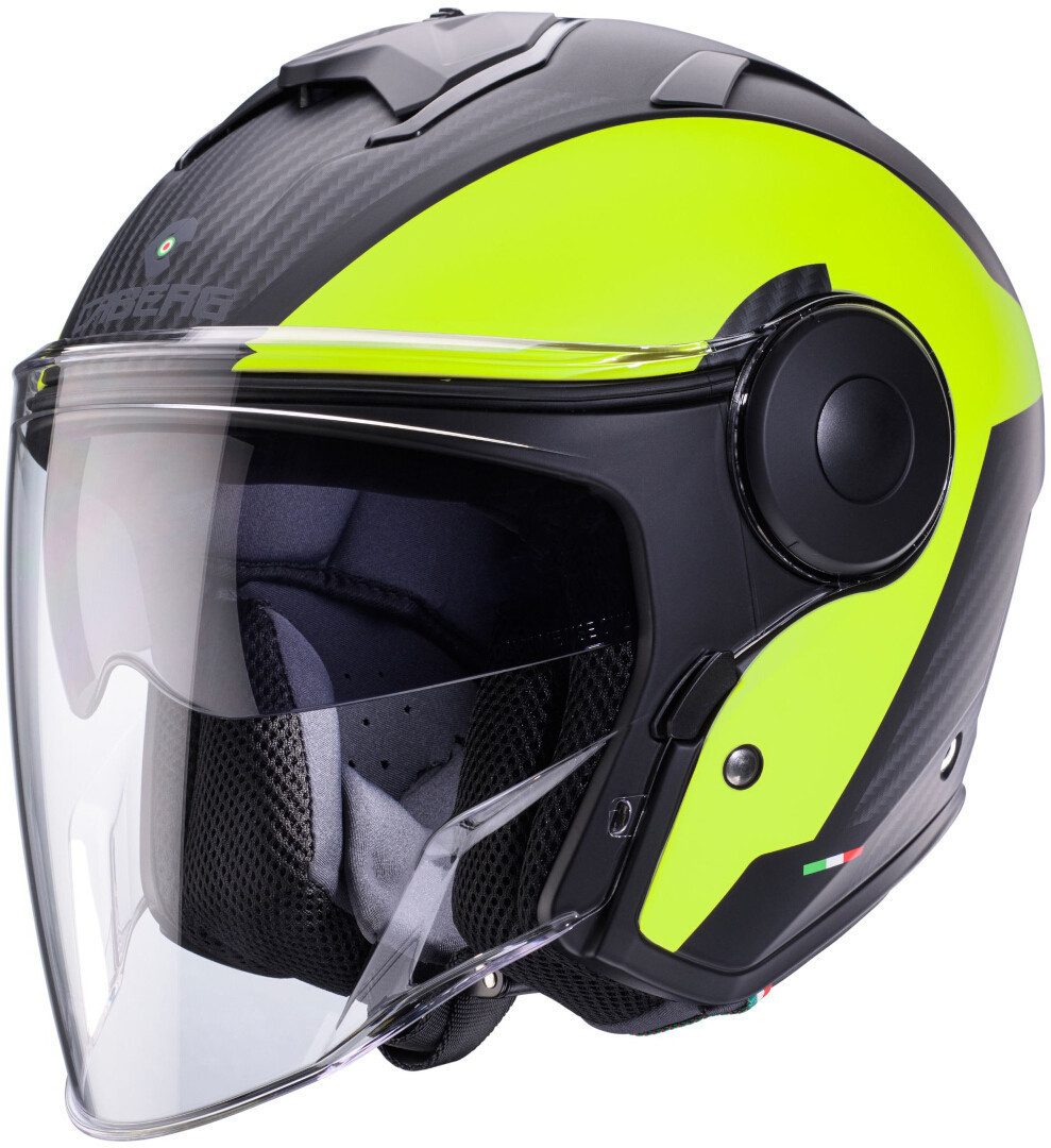 Caberg Motorradhelm Soho Milano Jethelm, Vorbereitet Für Kommunikationssystem,integriertes Sonnenvisier