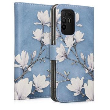 kwmobile Handyhülle Hülle für Oppo A94 (5G), Kunstleder Wallet Case mit Kartenfächern und Stand