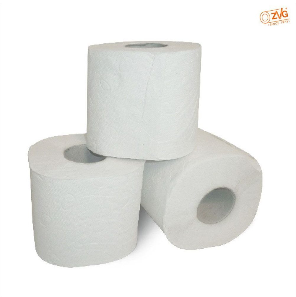 DocMed Toilettenpapier Toilettenpapier, Tissue mit Dekorprägung (Zwei Varianten 2-lagig oder 3-lagig 8-St. Hohe Blattanzahl, weich und Nachhaltig), 8x8 Rollen