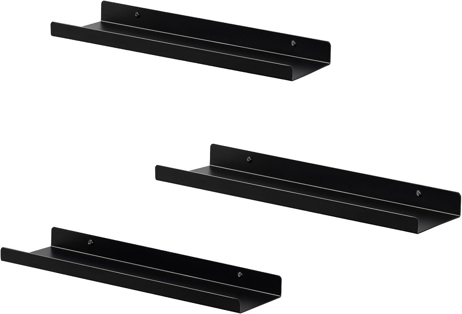 EUGAD Wandregal, Set 3-tlg., Hängeregal aus Metall Schweberegal Industrie-D günstig online kaufen