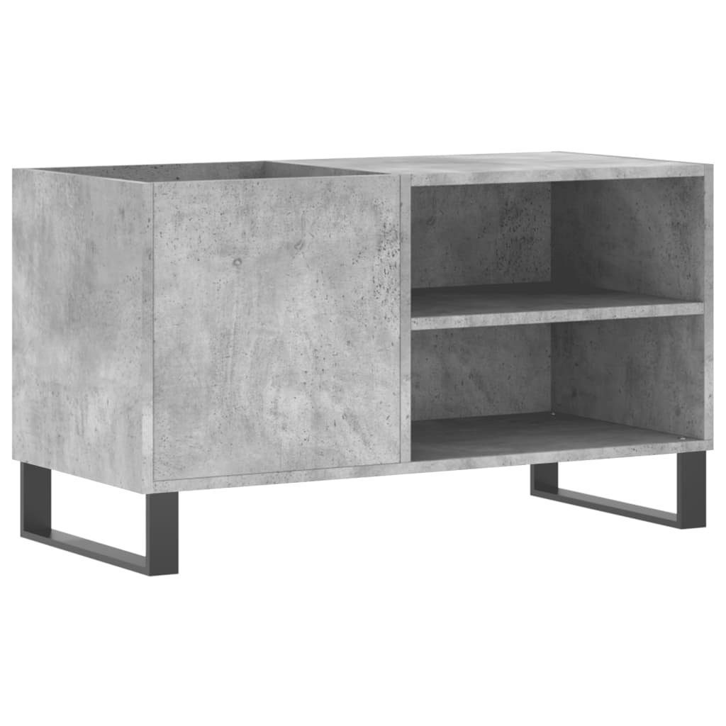vidaXL Media-Regal Plattenschrank Betongrau 85x38x48 cm Holzwerkstoff, 1-tlg.