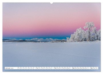 CALVENDO Wandkalender Nordschweden (Premium, hochwertiger DIN A2 Wandkalender 2023, Kunstdruck in Hochglanz)