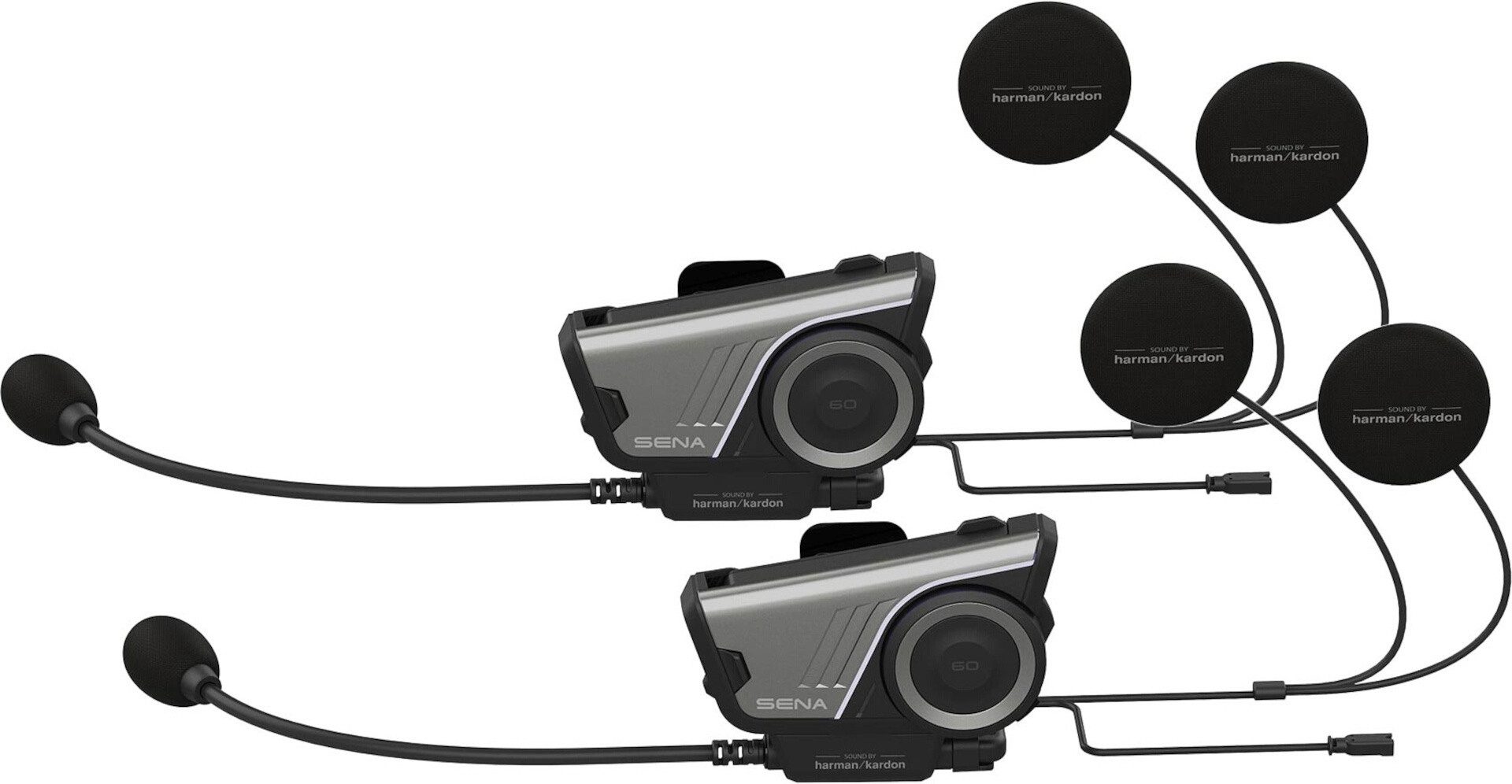 Motorradhelm 60S Sound by Harman Kardon Bluetooth Kommunikationssystem Doppelset