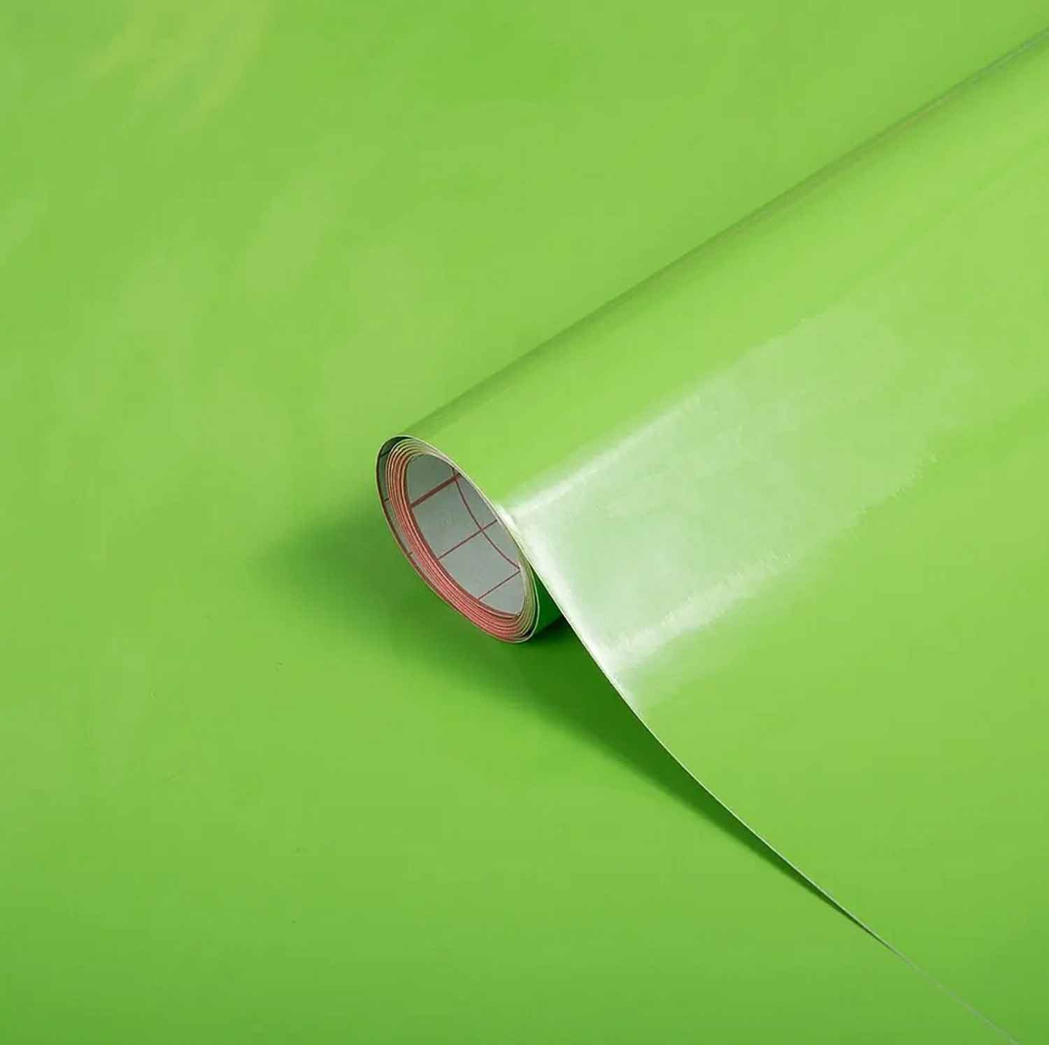 d-c-fix Möbelfolie Uni Lack apple - selbstklebende Dekofolie Klebefolie für Möbel Küche, Designfolie 200 x 45cm - zuschneidbar und rückstandslos entfernbar