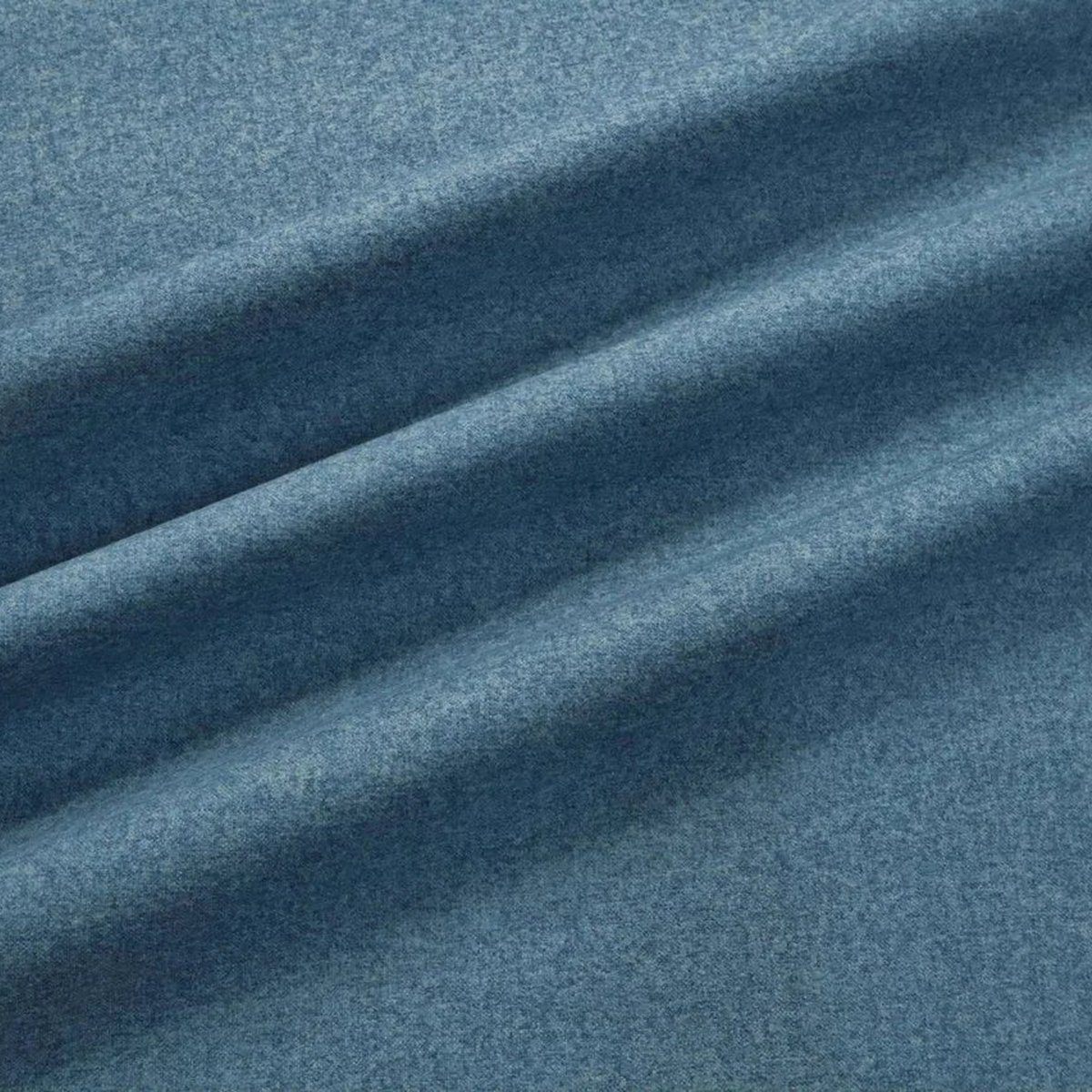 Thumbnail - Stofferia Stoff Polsterstoff Teflon Filz Melange Varese Capriblau, Breite 142 cm, Meterware