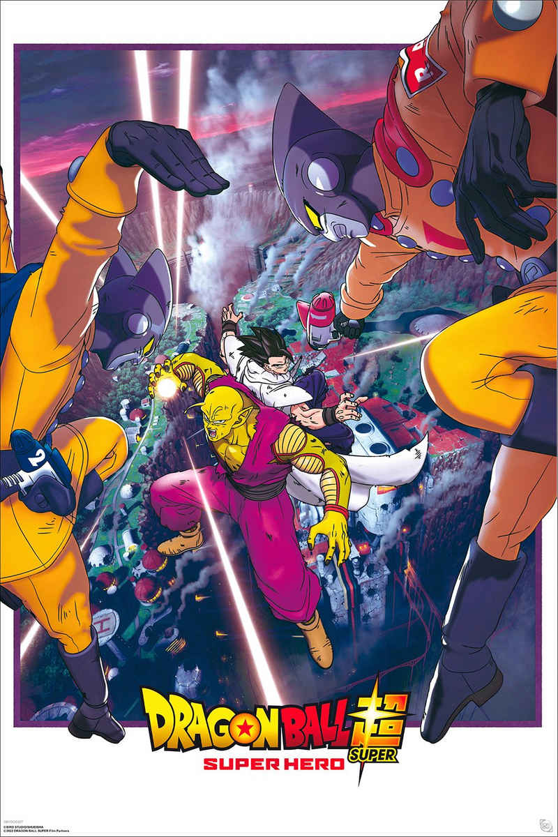 GB eye Poster Dragon Ball Super Hero Poster Gohan & Piccolo 61 x 91,5 cm