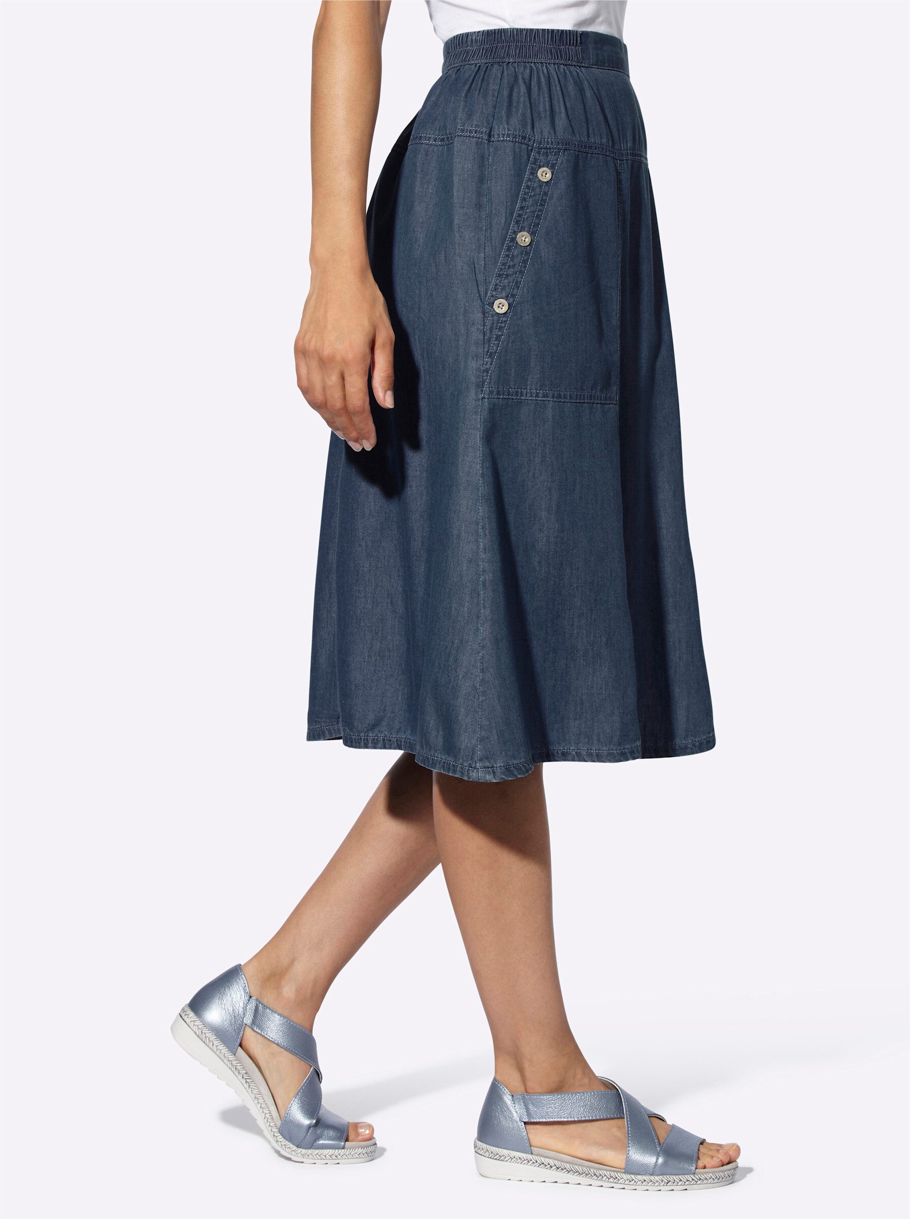Witt A-Linien-Rock Jeansrock . günstig online kaufen