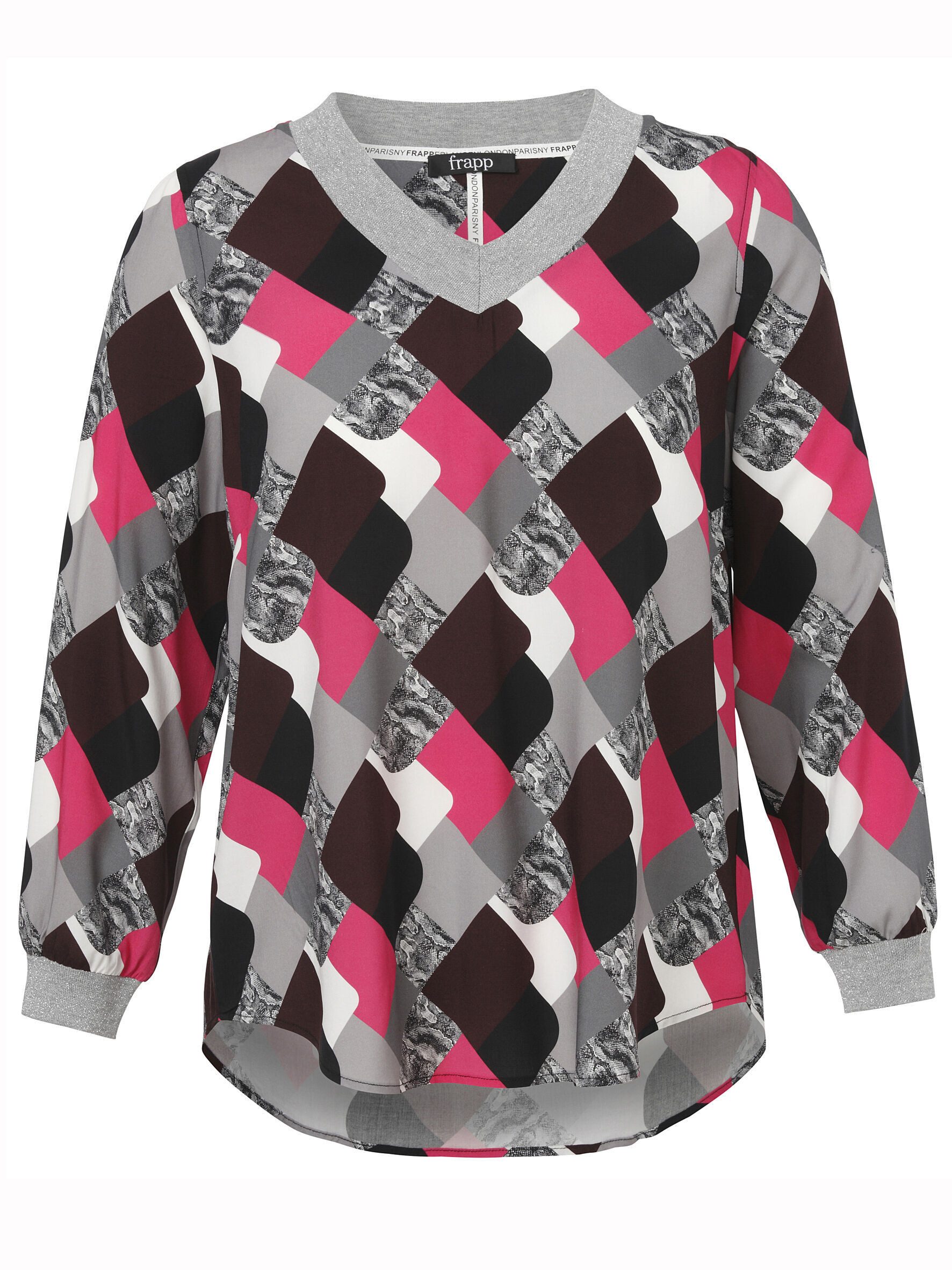 FRAPP Langarmbluse Große Größen