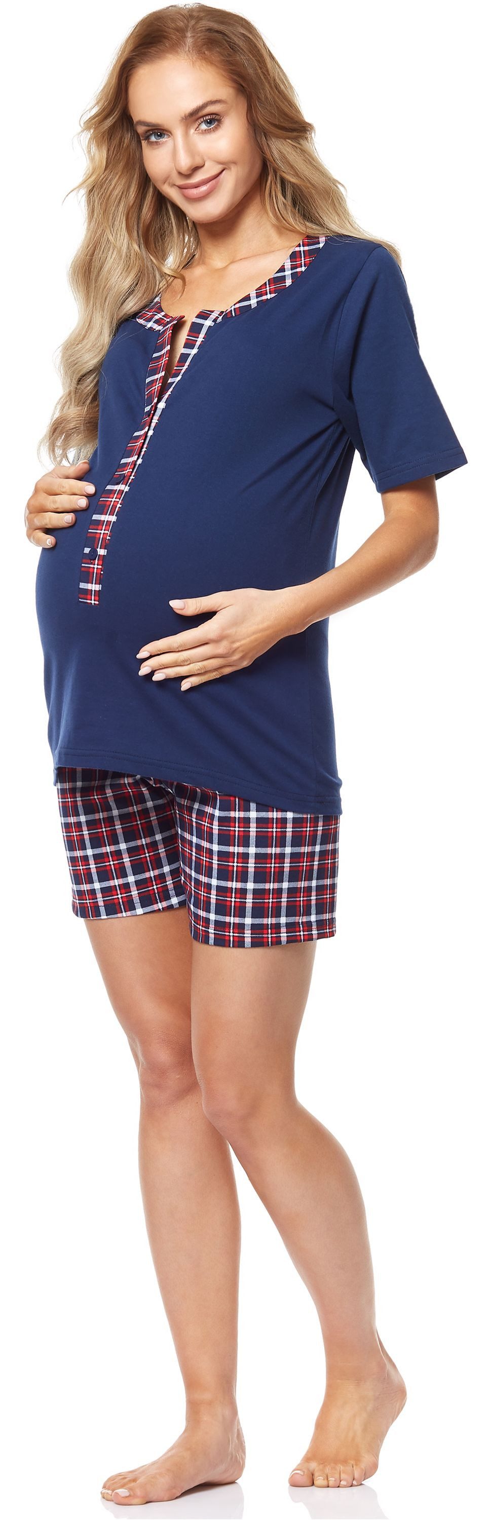 Umstandspyjama Damen Schlafanzug Stillpyjama J5ST3N2