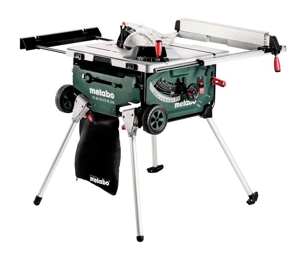 metabo Akku-Tischkreissäge TS 36-18 LTX BL 254, Ohne Akku im Karton