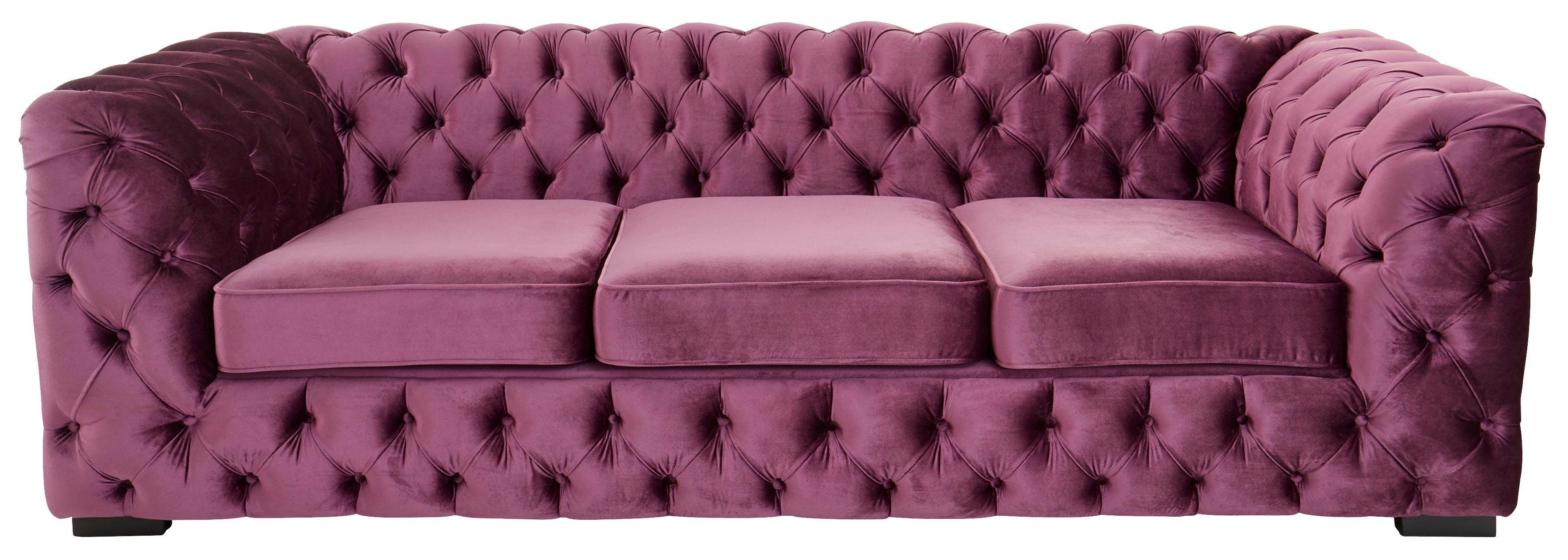 Guido Maria Kretschmer Home&Living Chesterfield-Sofa Kalina, klassische Chesterfield-Knopfheftung, sehr hochwertige Verarbeitung