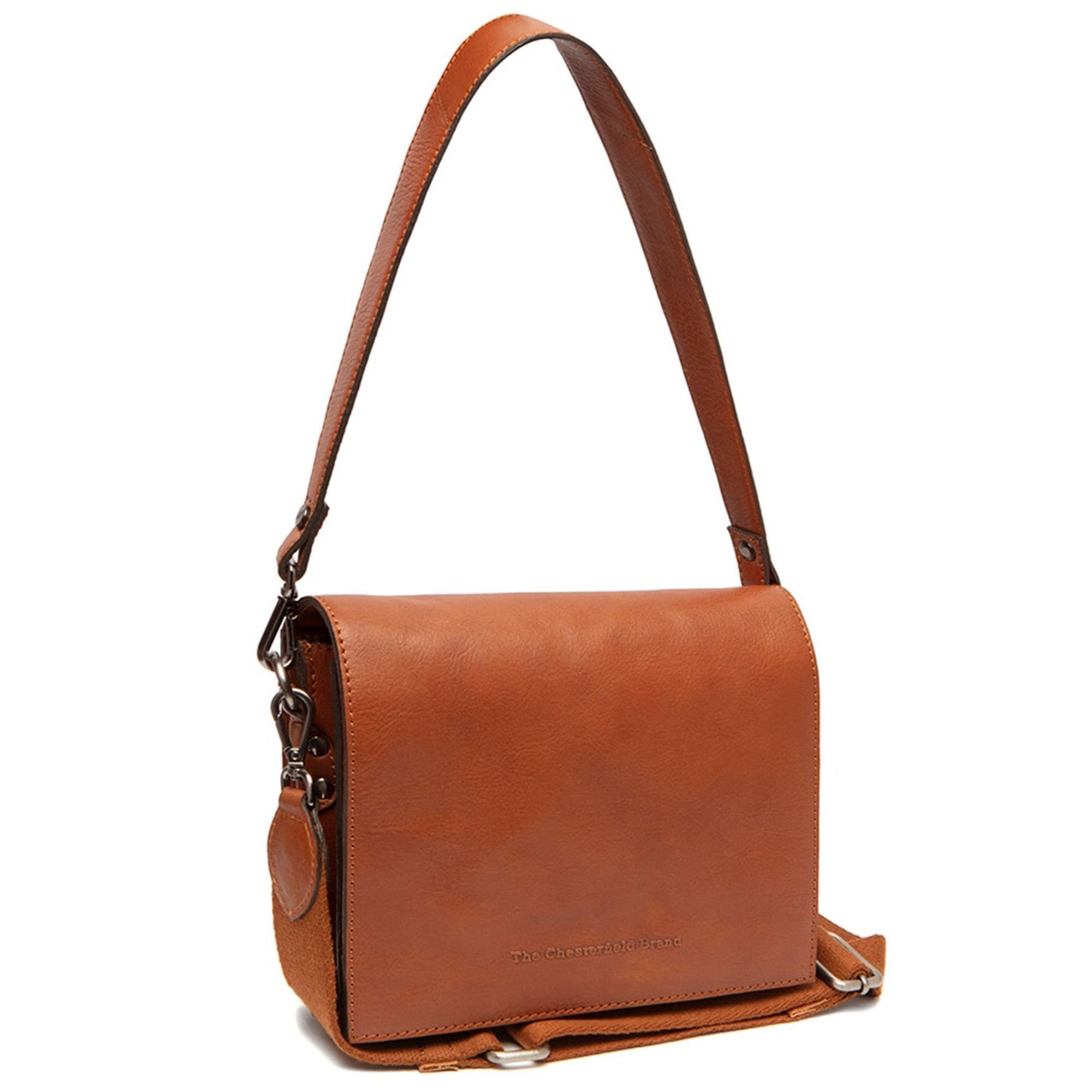 The Chesterfield Brand Schultertasche Soft Class, cognac Leder