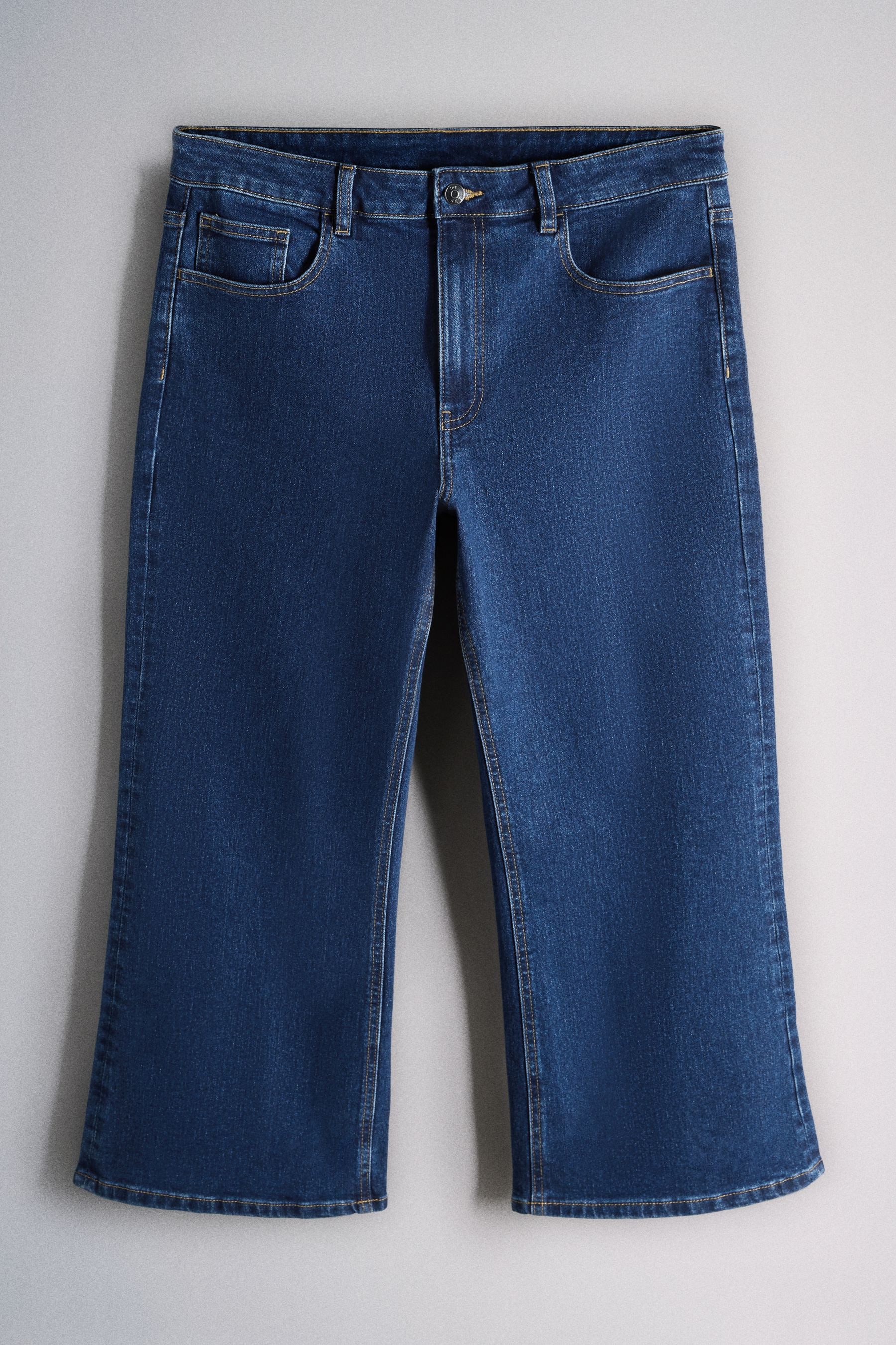 The Set Caprijeans The Set verkürzte Schlagjeans, 2er-Pack (2-tlg)