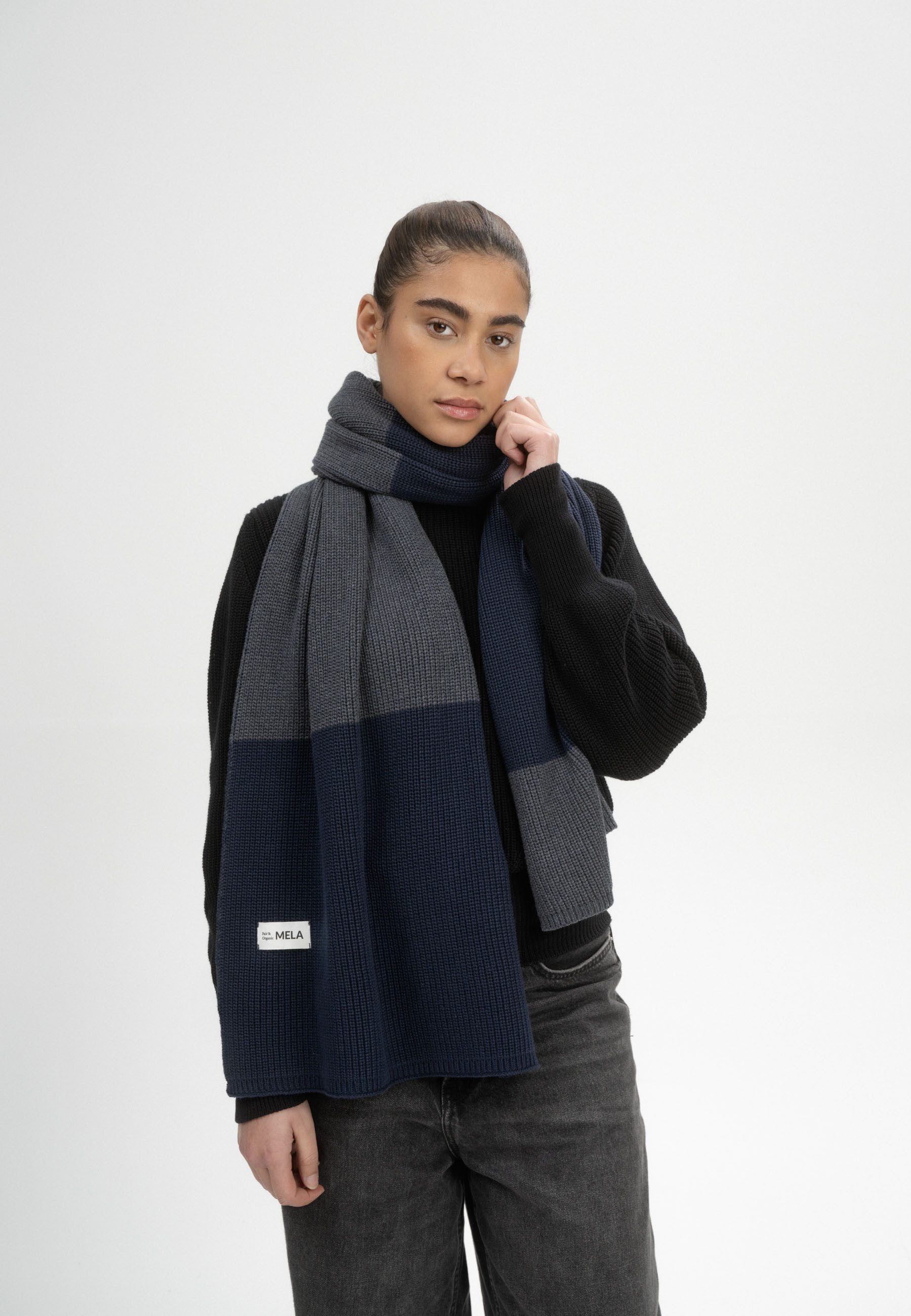 MELA Schal Rippstrick multicolor Schal Style KAZIM