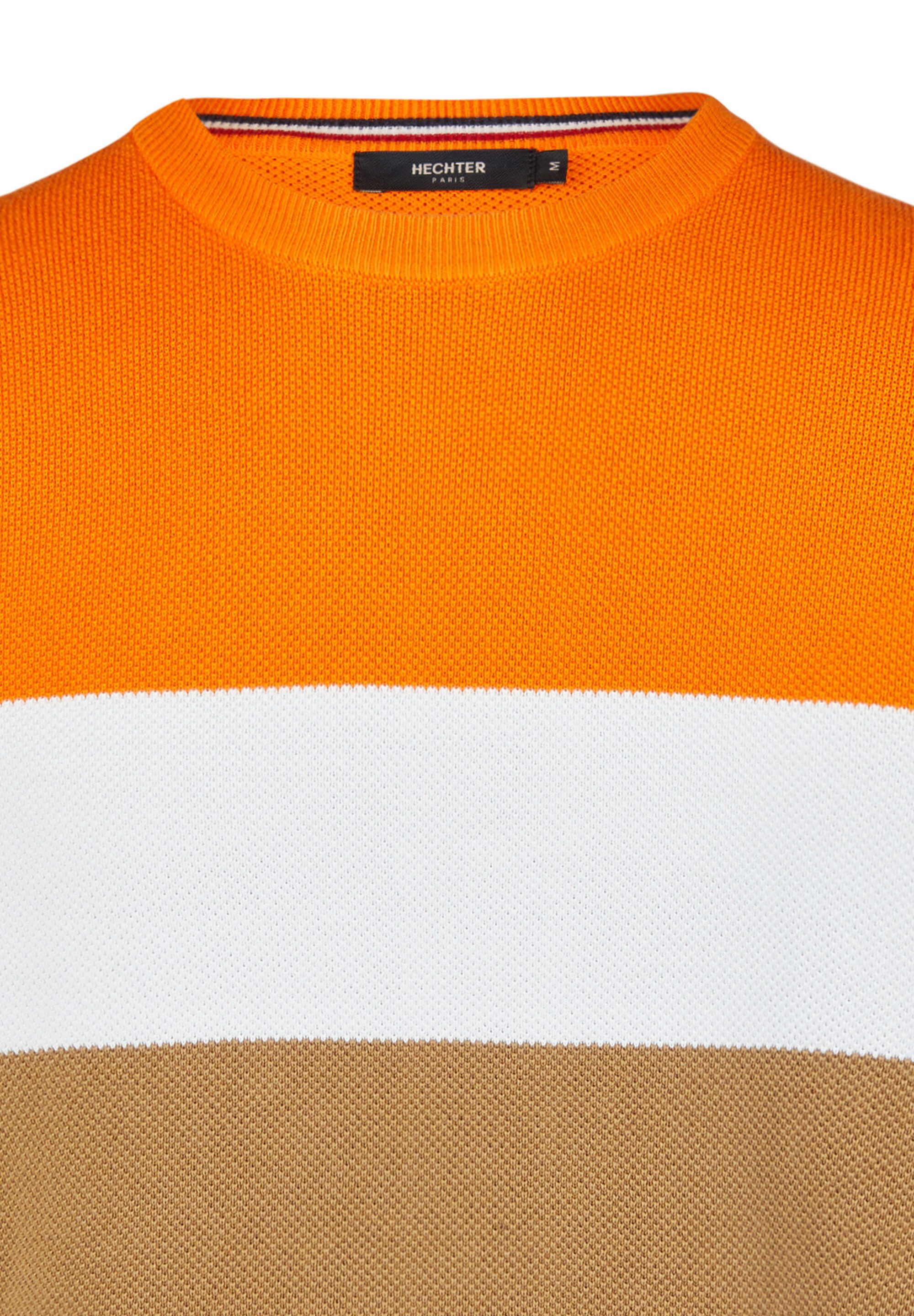 HECHTER PARIS Strickpullover im modischen Colour-Blocking-Design