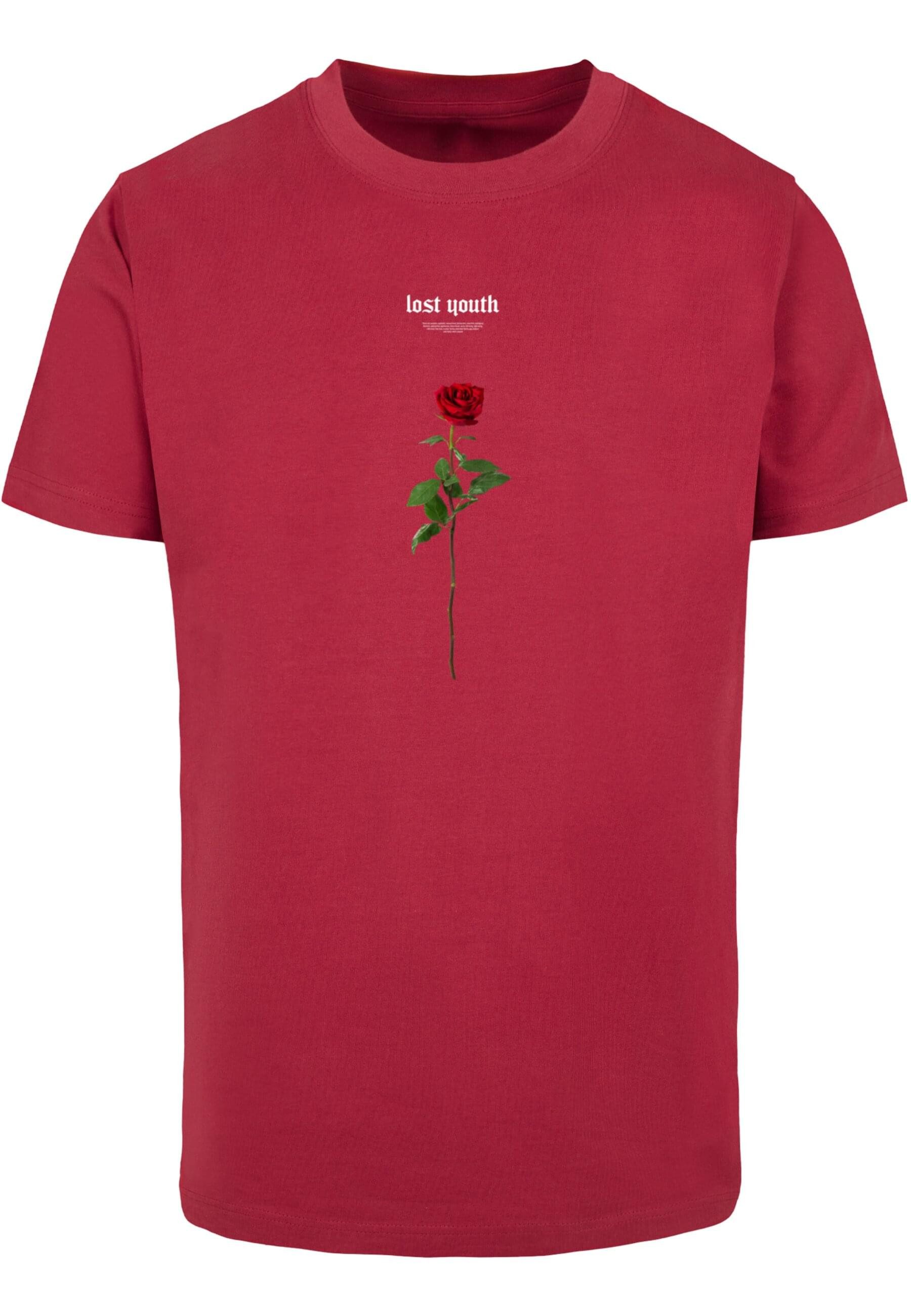 MisterTee Kurzarmshirt MisterTee Herren Lost Youth Rose Tee (1-tlg)