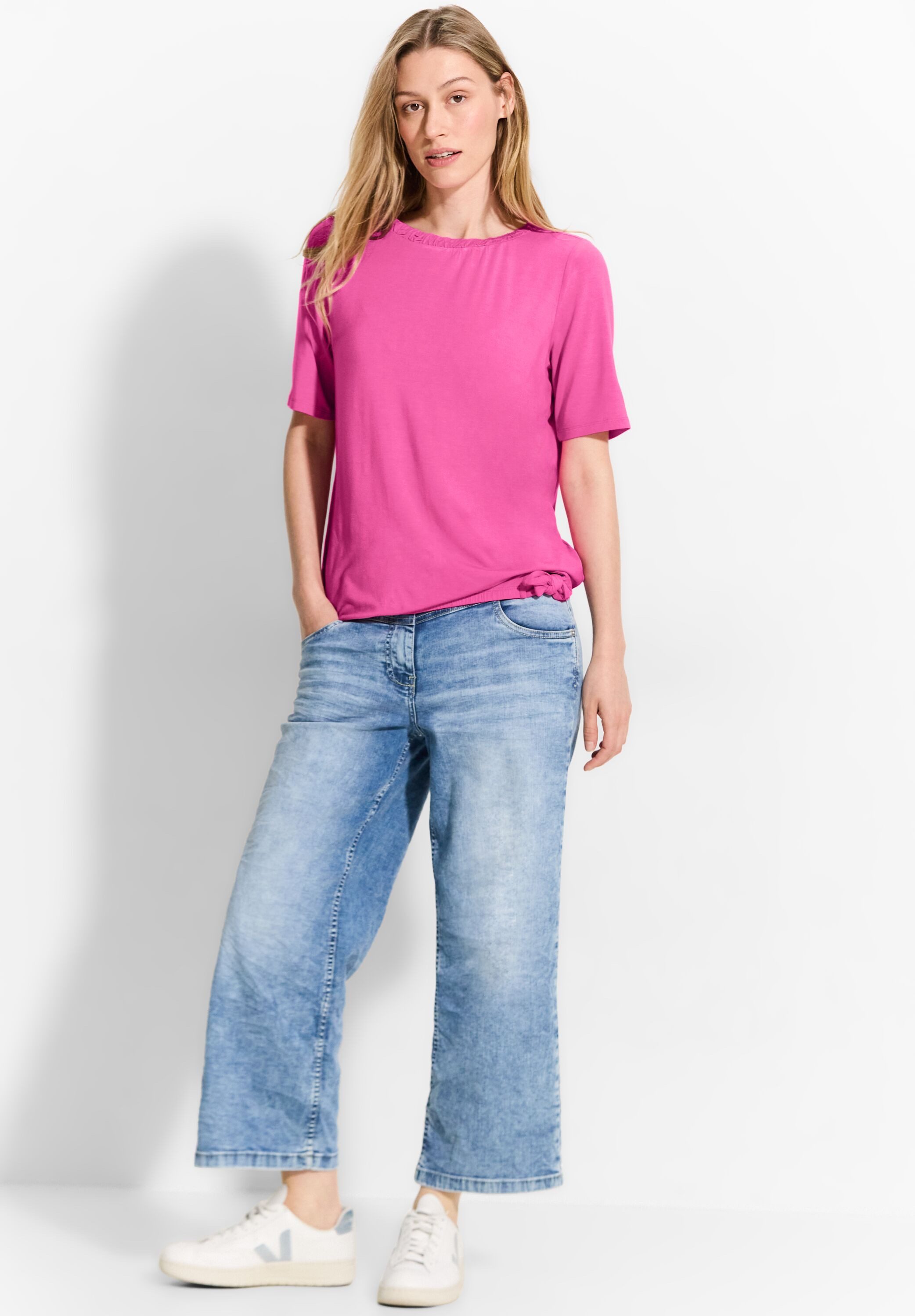 CECIL T-Shirt in Unifarbe