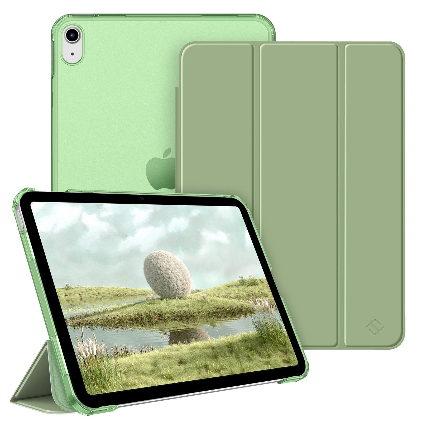 Fintie Tablet-Hülle für iPad 11. Generation 2025 (A16) 11 Zoll, iPad 10. Generation 2022 10.9 Zoll, Ultradünn Case mit transparenter Rückseite Abdeckung, Auto Schlaf/Wach von Fintie