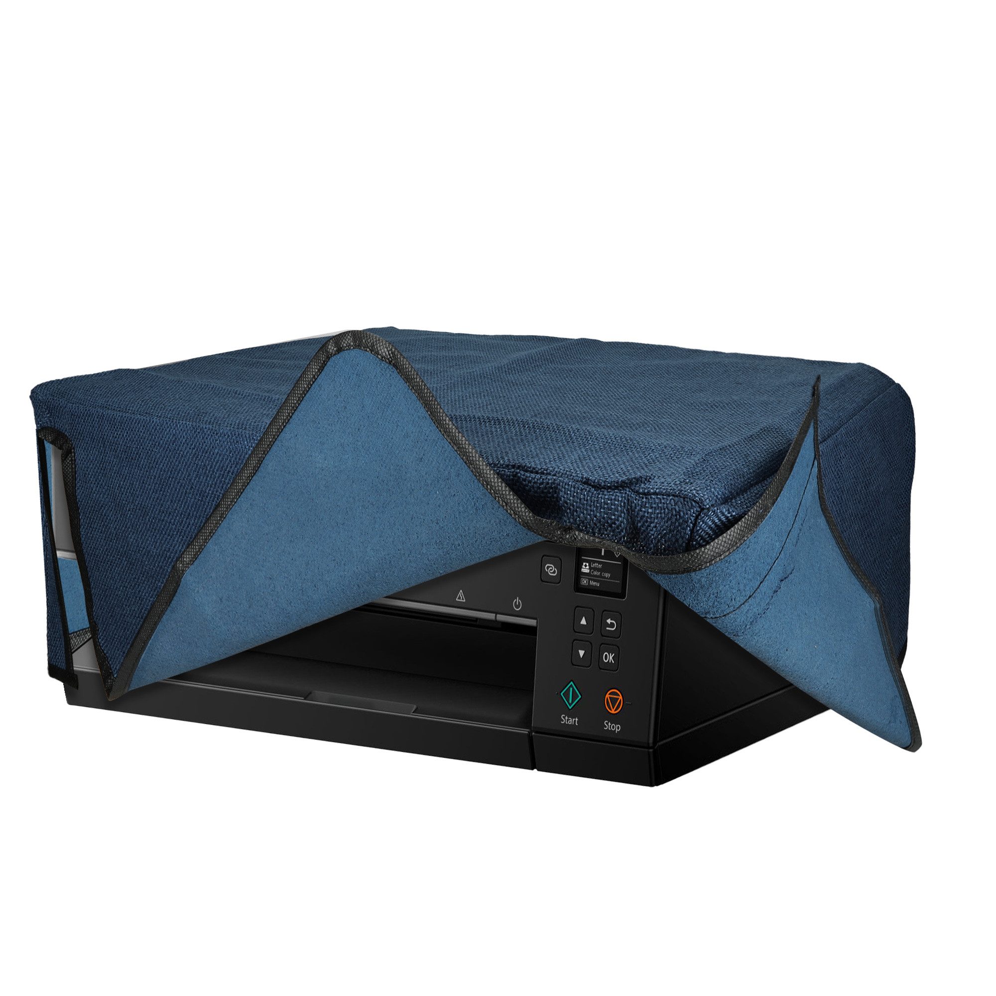 kwmobile Abdeckhaube Printer Hülle für Canon Pixma TS6350, Printer Cover aus Leinen Staubschutzhülle für Drucker