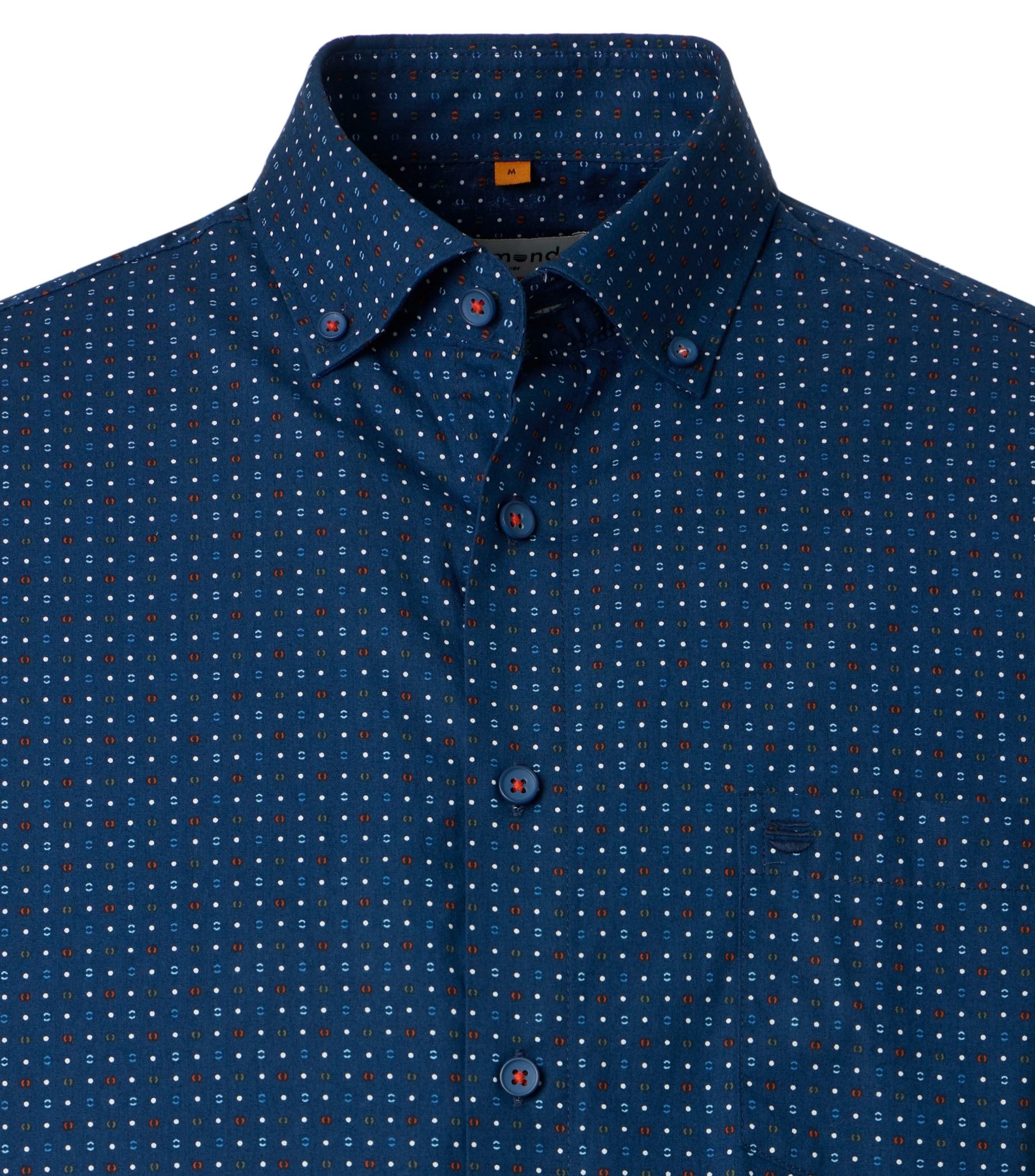 Redmond Kurzarmhemd Print Modern Fit