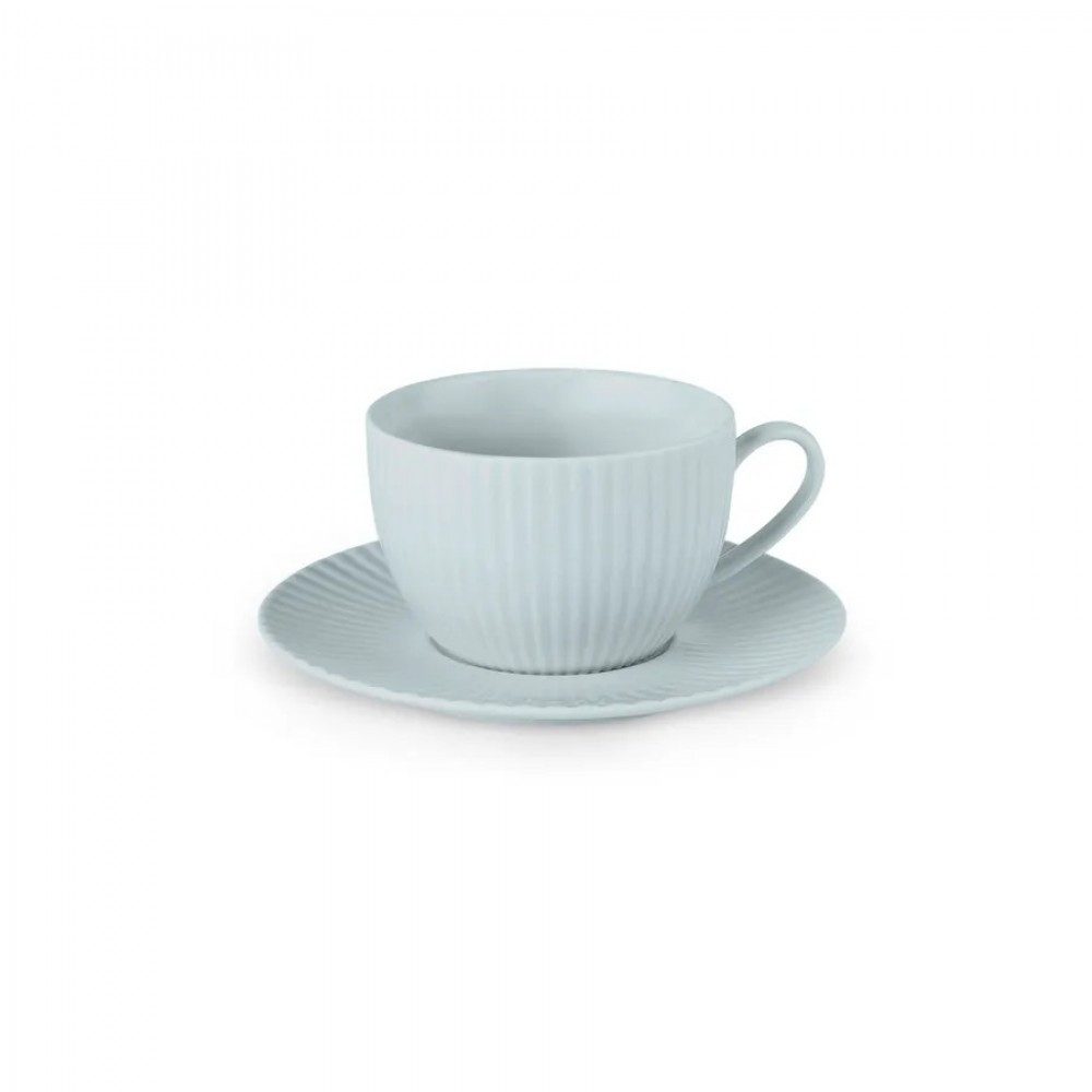 Karaca Кофейный сервиз Karaca Seashell Zephyt Teetasse für 6 Personen Mokkatasse 200 ml Blau