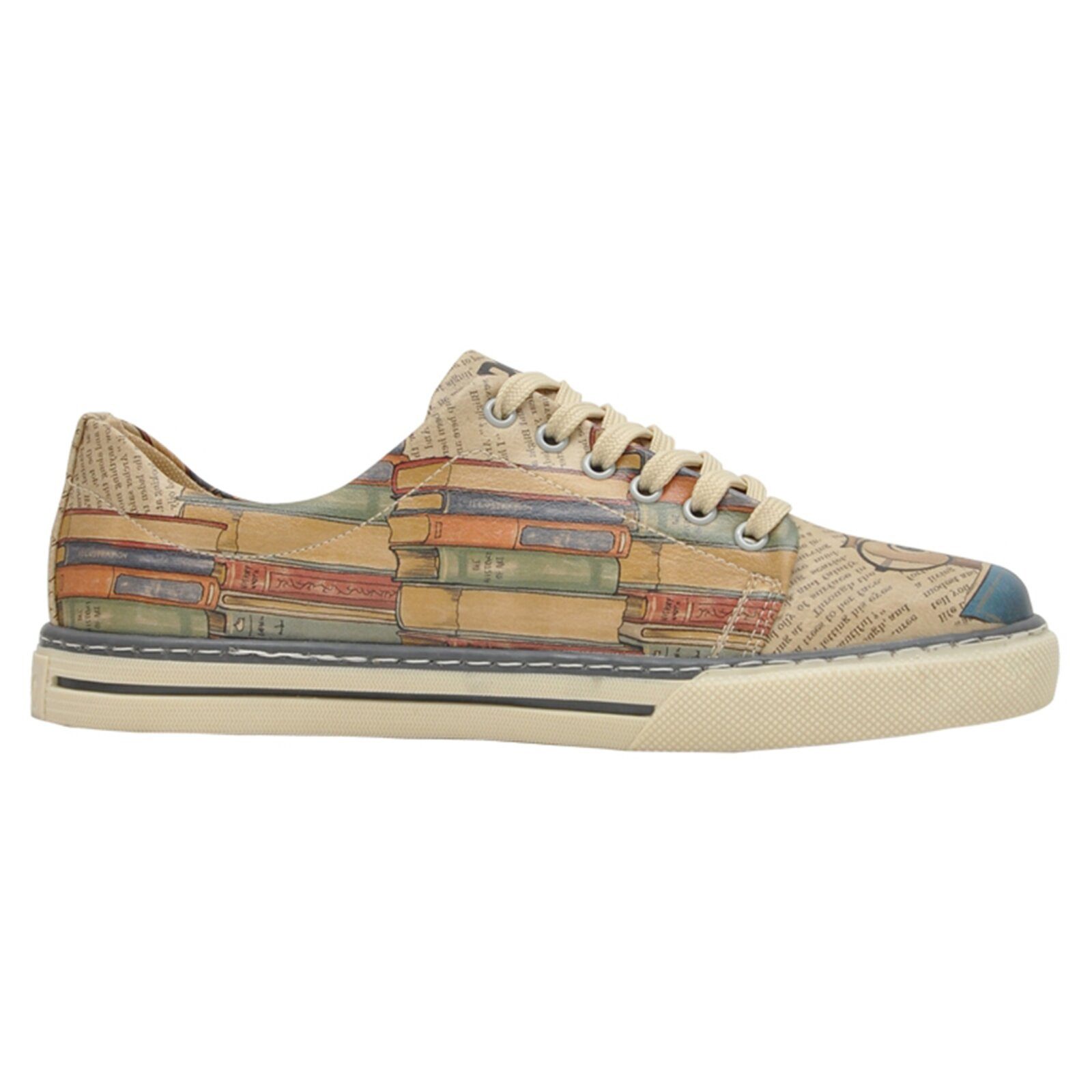 DOGO Classic Schnürsneaker Spirit Animal Damen Sneaker, Classic Sneaker Handgefertigt