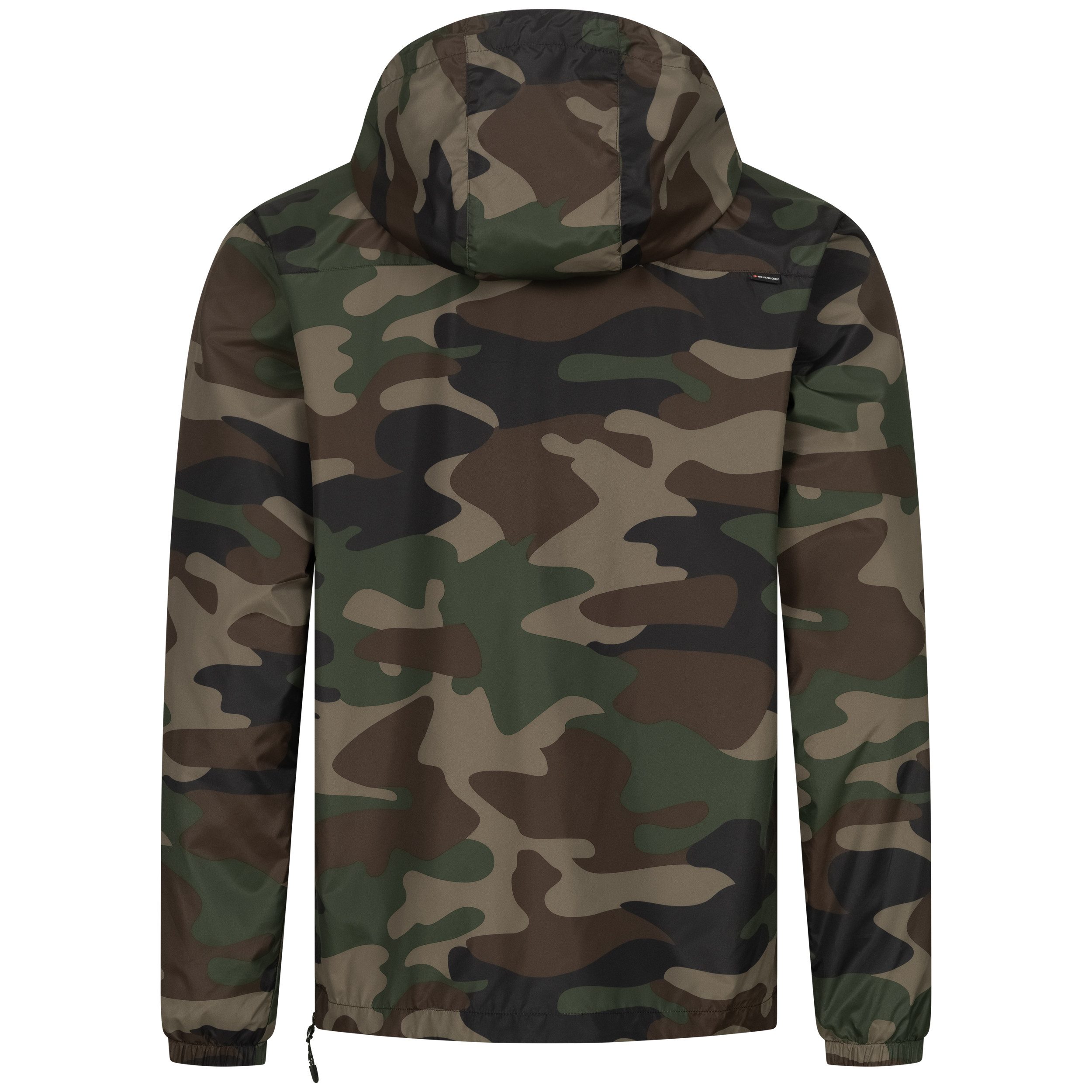 Höhenhorn Windbreaker Lepon Herren Jacke für Männer Schlupfjacke mit Brusttasche Camoflage, seitlicher Reißverschluss