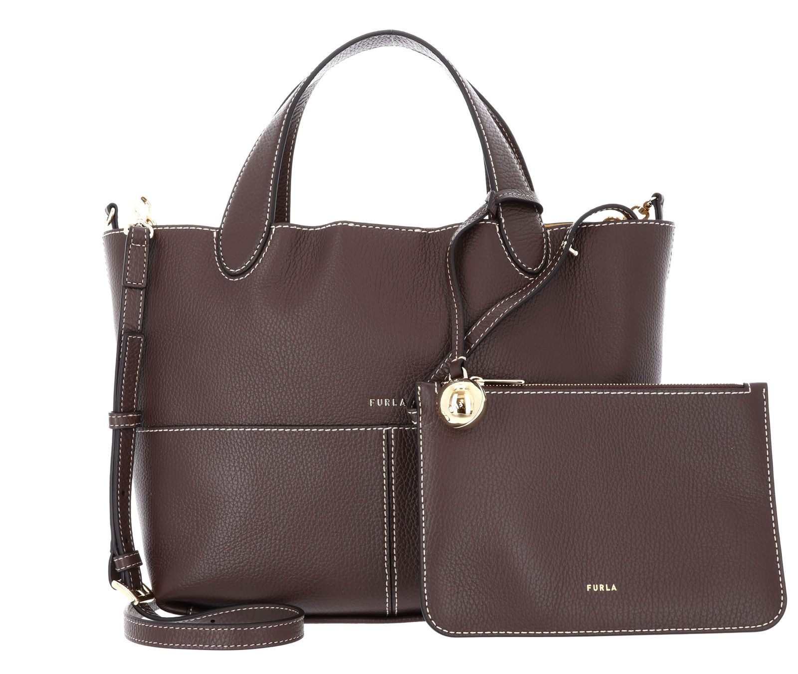 Furla Handtasche Tote (Set, 2-tlg), aus echtem Leder