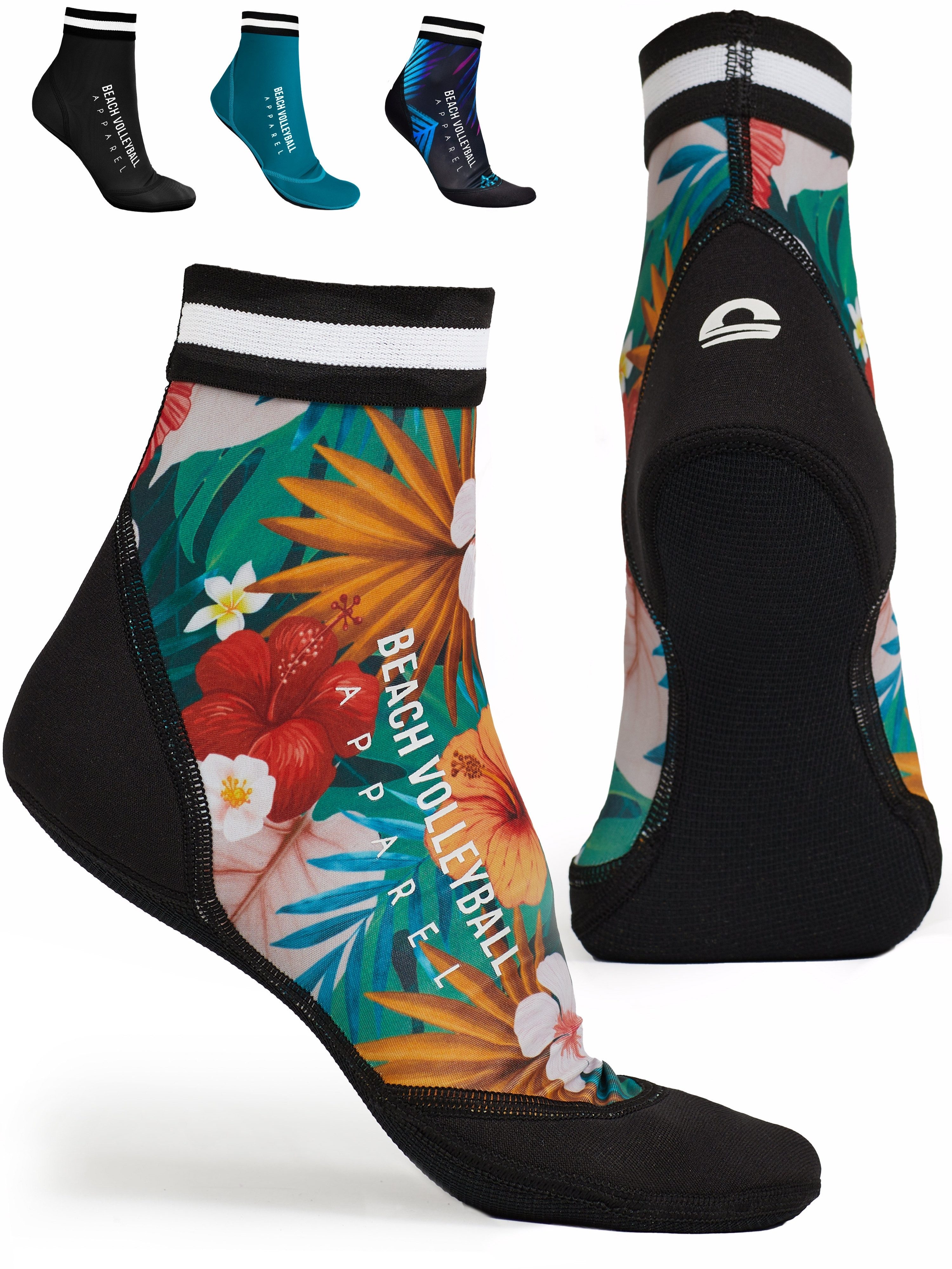 Momevo Neoprensocken Beachvolleyball Socken aus Neopren Schützende Beachsocken Herren Damen weich, leicht, robust