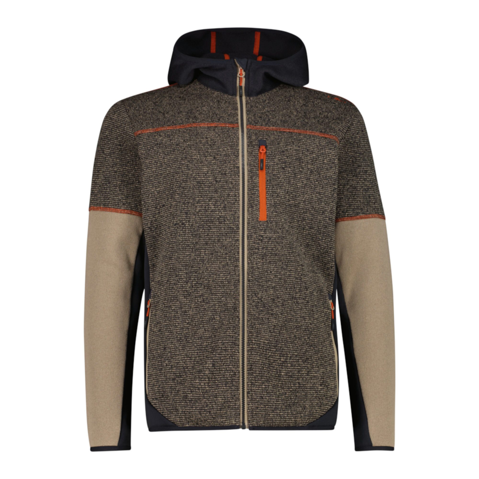 CMP Fleecejacke CMP Herren Fleecejacke Man Jacket Fix Hood 36H2437