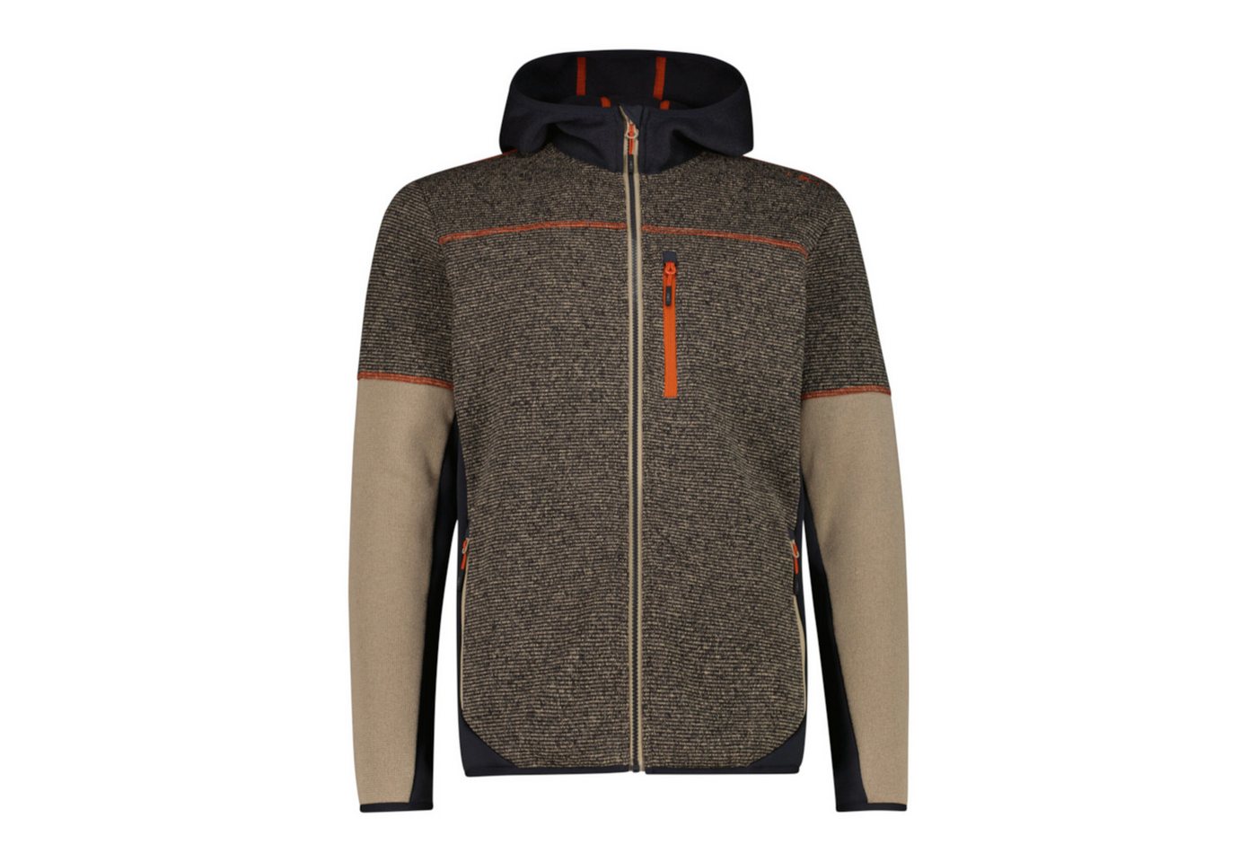 CMP Fleecejacke CMP Herren Fleecejacke Man Jacket Fix Hood 36H2437