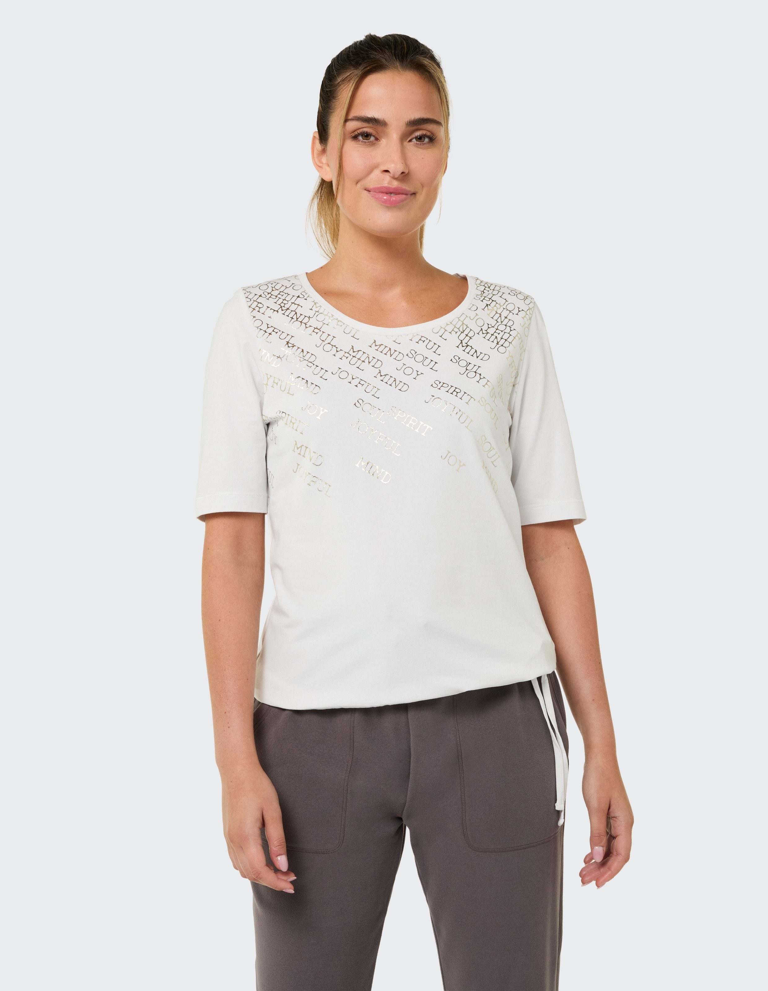 Joy Sportswear T-Shirt D T-SHIRT ILARA für Erwachsene, aus Baumwolle und Elasthan