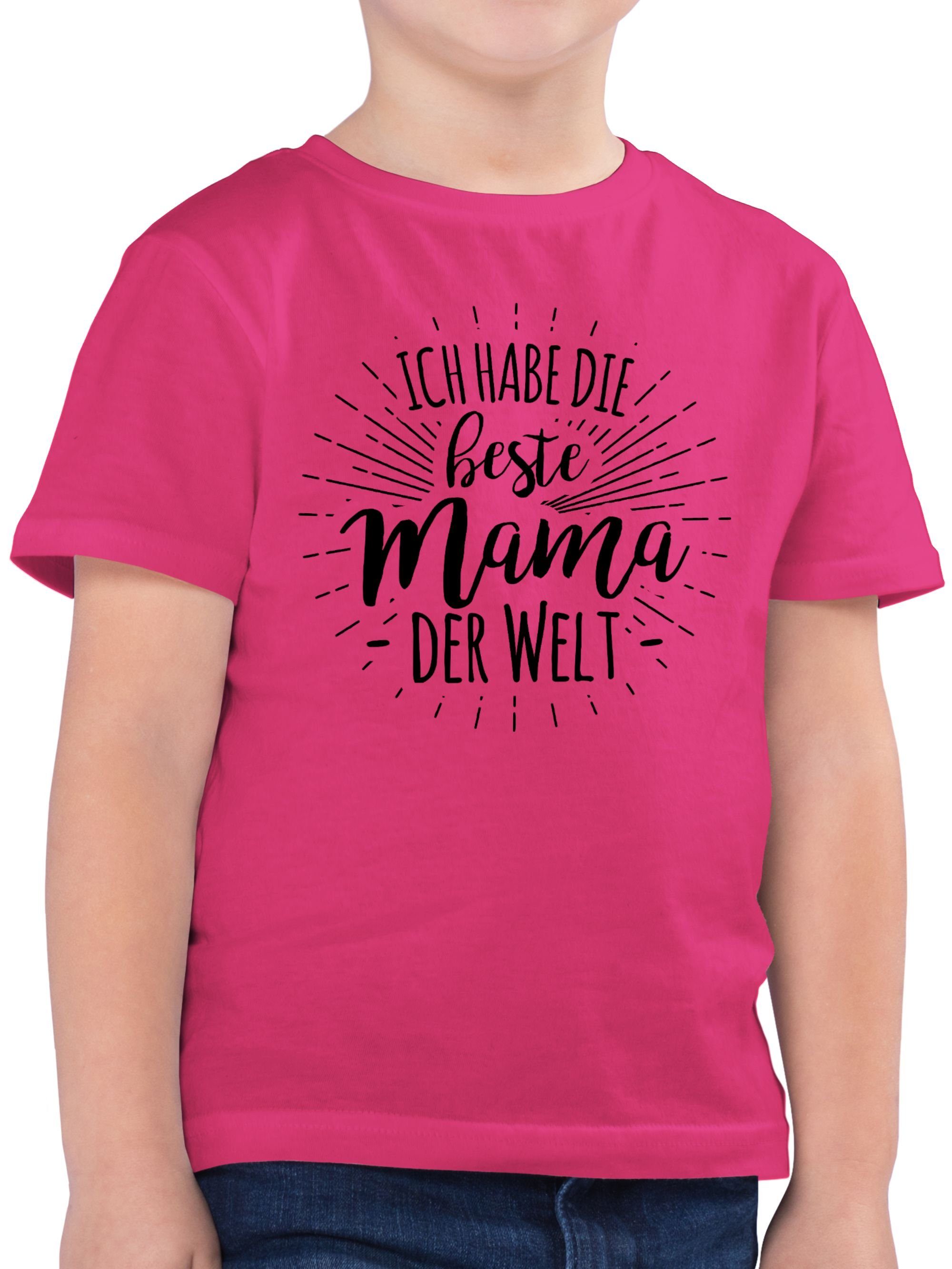 Shirtracer TShirt »Ich habe die beste Mama der Welt Statement Sprüche Kinder Jungen Kinder