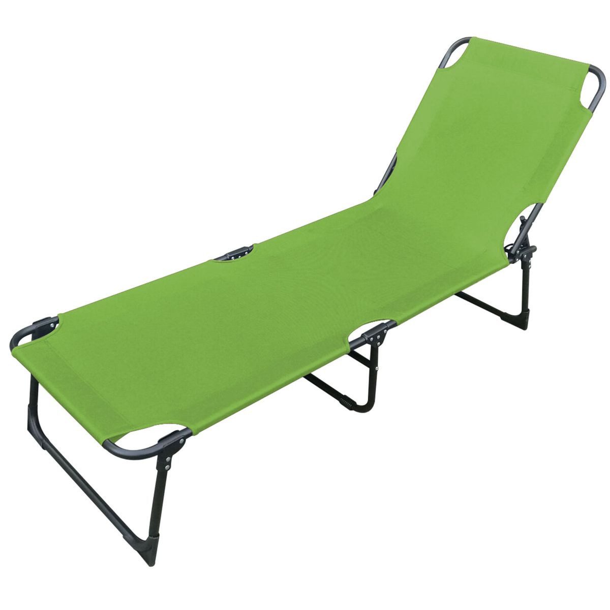 Marabellas Shop Gartenliege Sonnenliege ca. 188 x 57 x 30 cm klappbar mit Oxford-Gewebe und Griff, 1 St., 3-fach verstellbar